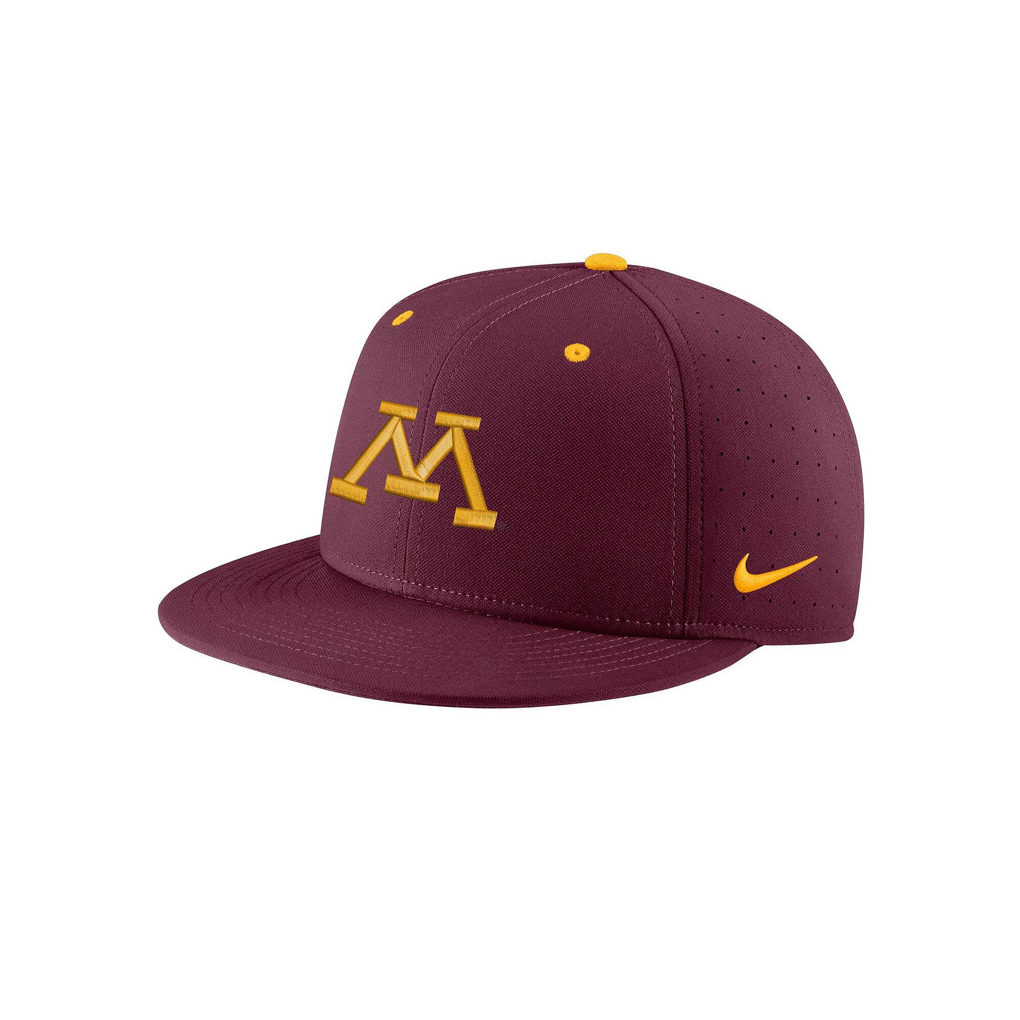 Men's Nike Maroon Minnesota Golden Gophers Aero True Baseball Performance Fitted Hat, Size: 6 7/8, Red Product Image