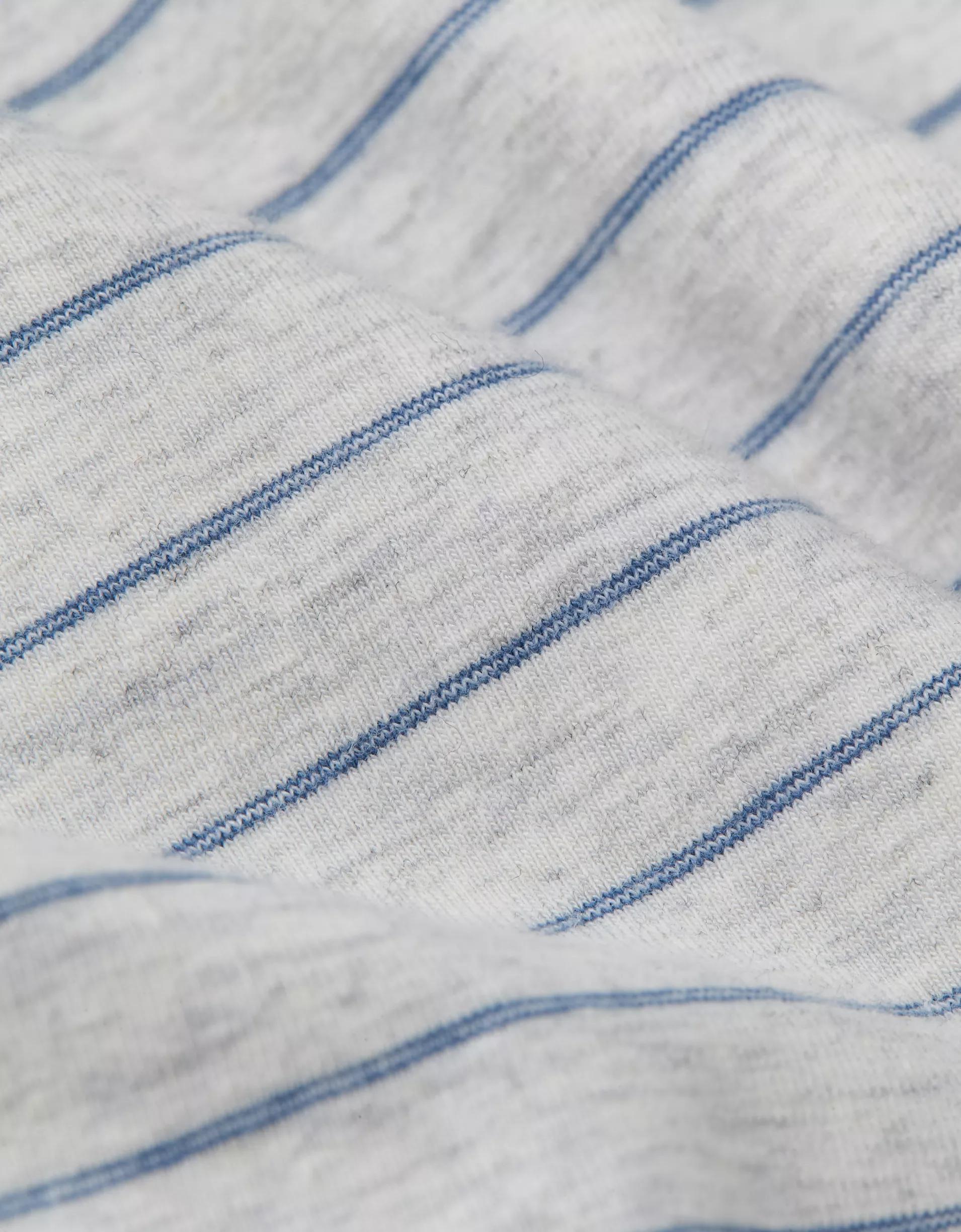 AE 24/7 Club Logo Striped Polo Shirt Product Image