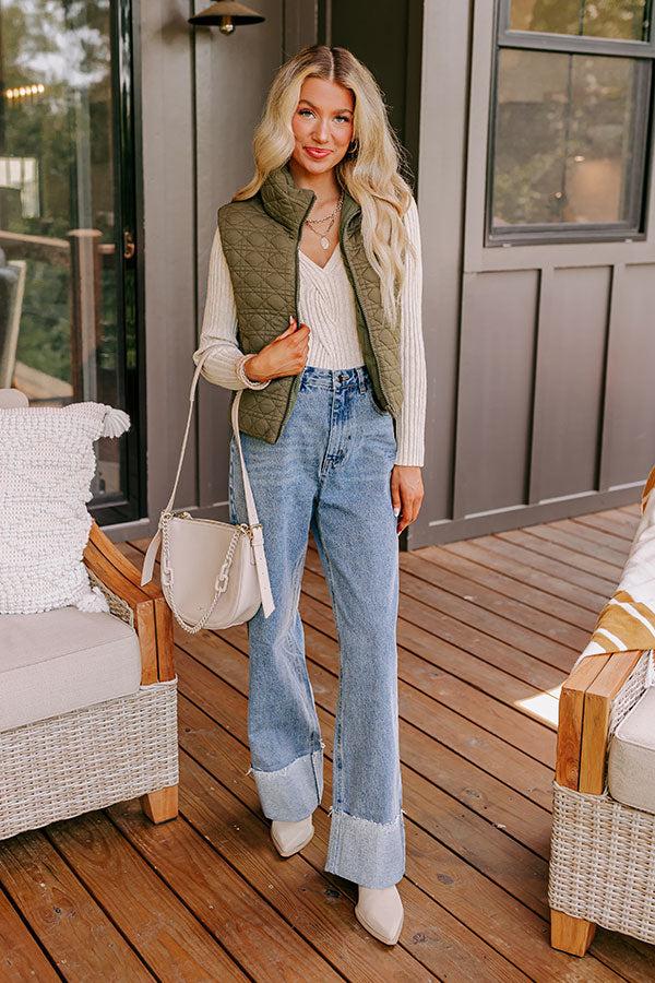 Evergreen Bliss Quilted Vest Product Image