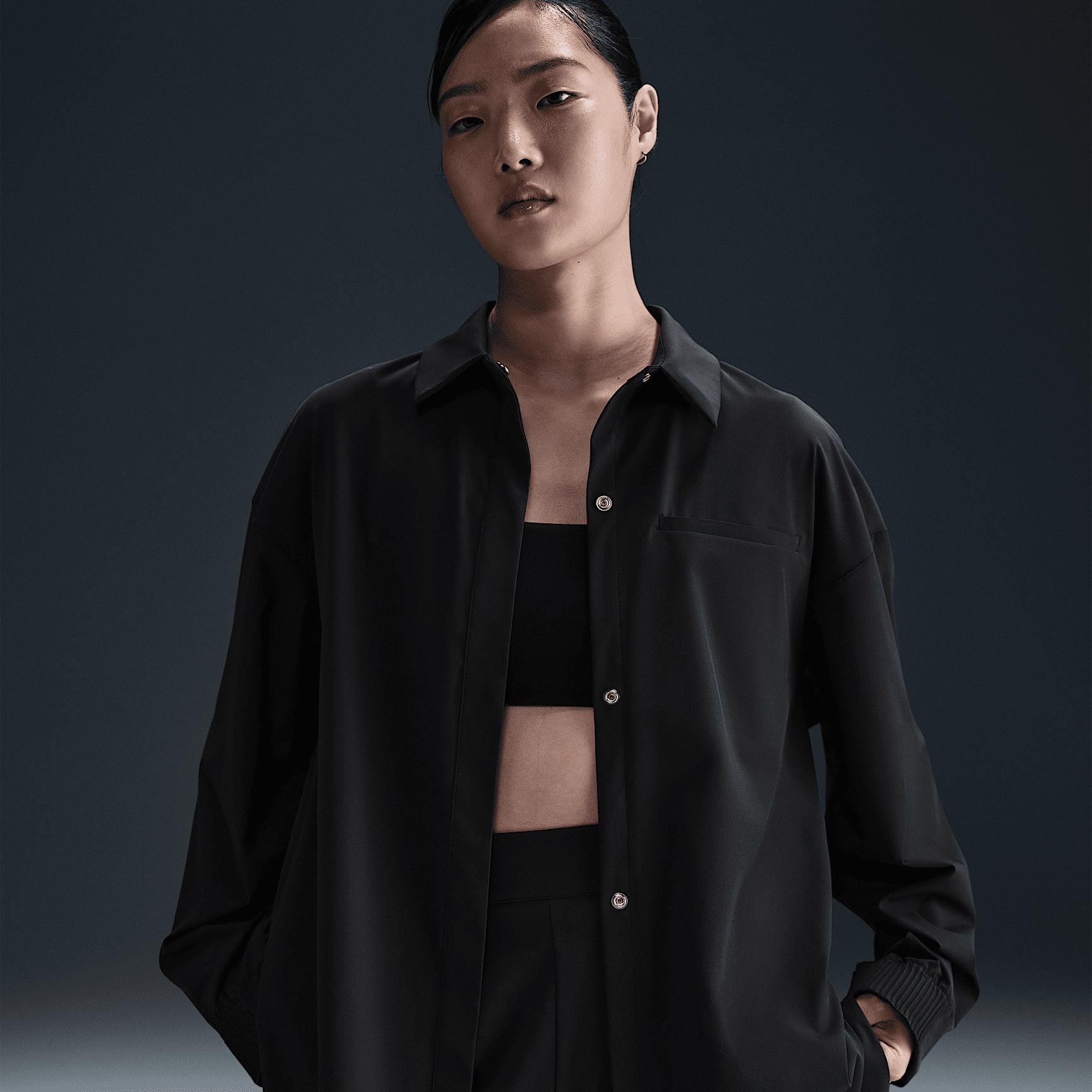 Nike Womens 24.7 PerfectStretch Dri-FIT Oversized Long-Sleeve Shirt | HM8385-455 Product Image