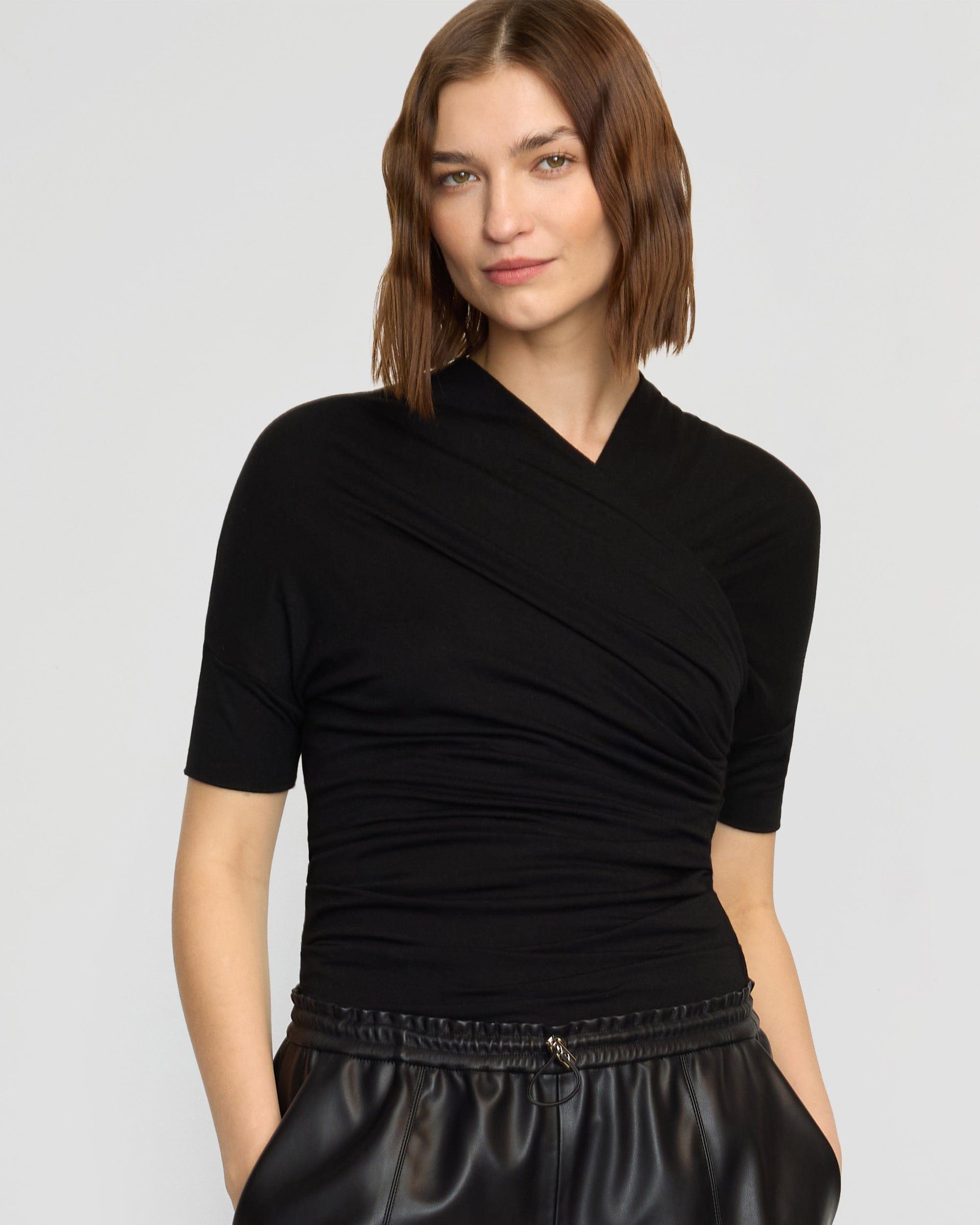 Thalia Ruched Off-Shoulder Tee Product Image