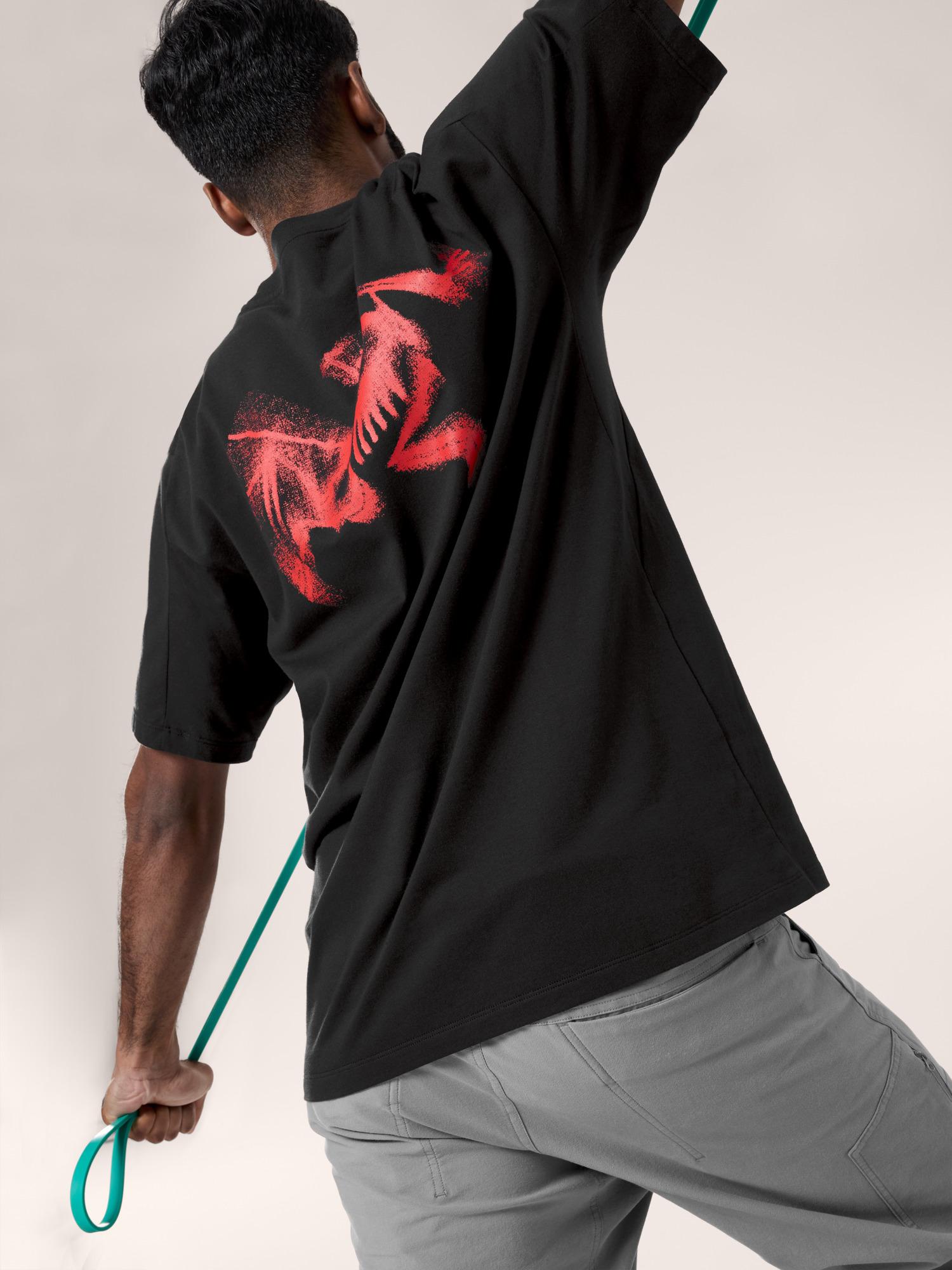 Kragg SL Cotton Blurred Bird Shirt SS Men's Product Image