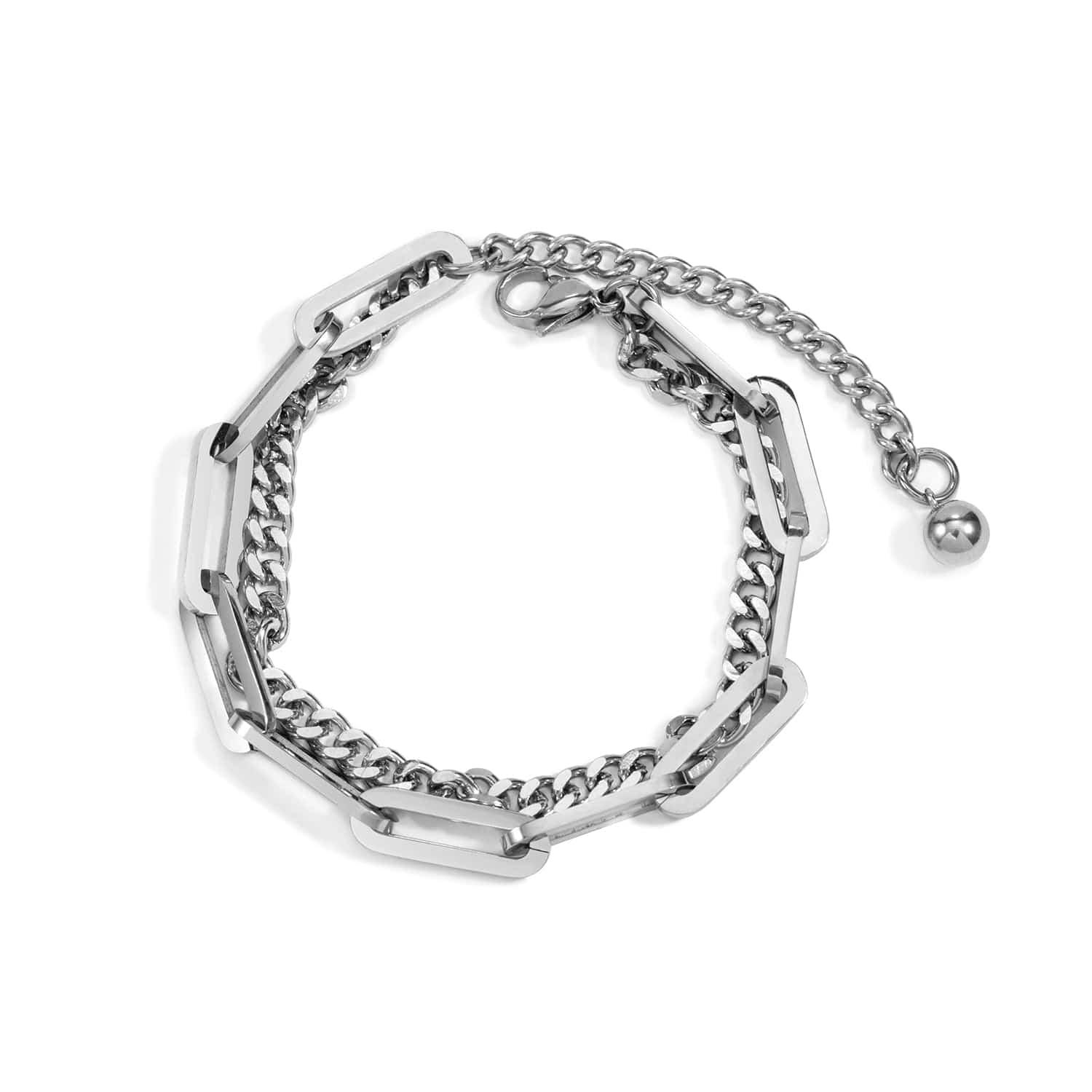 DOUBLE LAYER CHAIN BRACELET Product Image