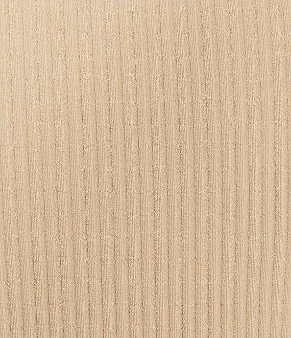 GB Mock Neck Ribbed Knit Tank Top Product Image