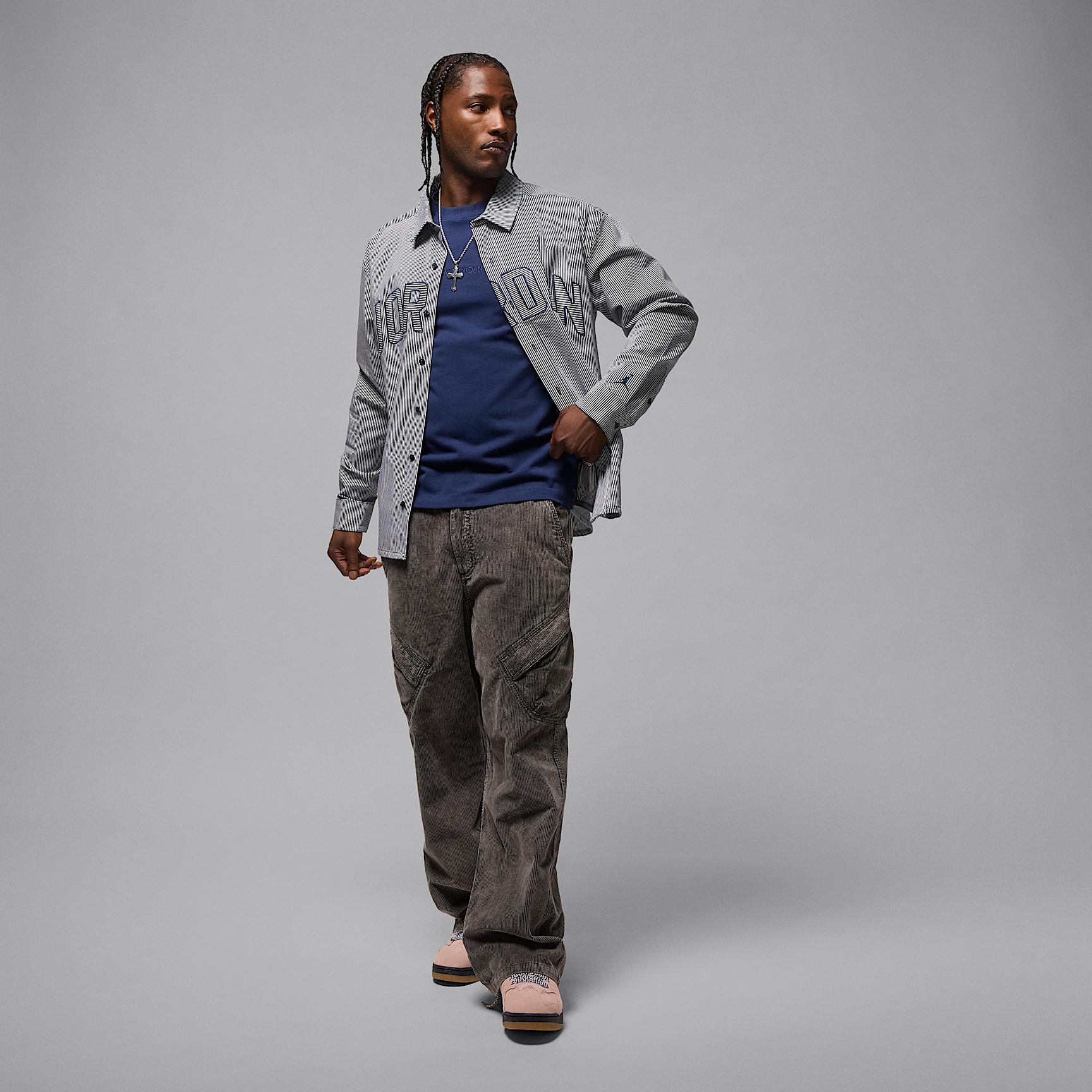 Mens Jordan Flight Oxford Long-Sleeve Top | IB0317-451 Product Image