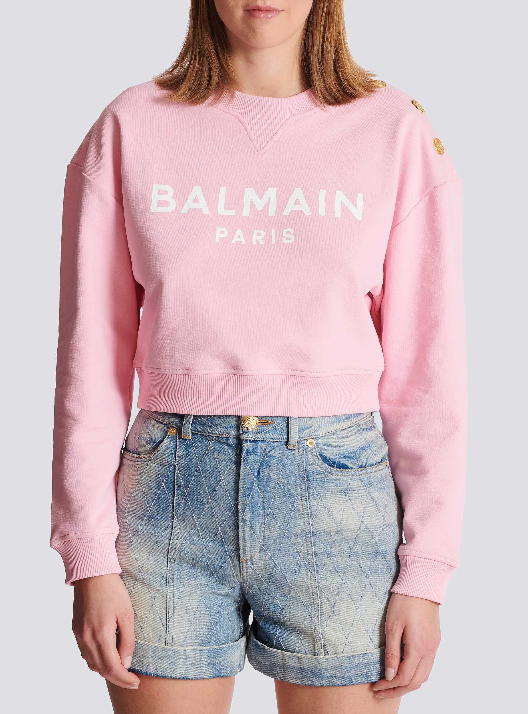 Printed Balmain Paris sweatshirt Product Image