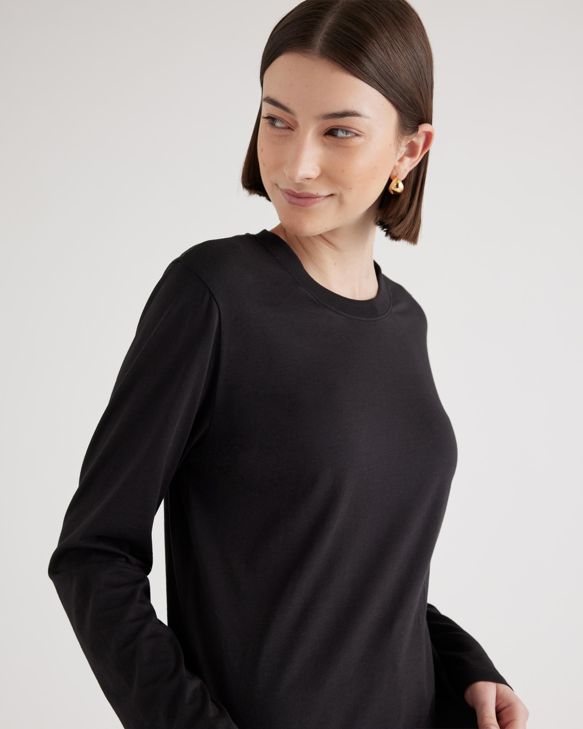 Quince | Women's Cotton Modal Relaxed Long Sleeve T-Shirt Cotton/Modal Product Image