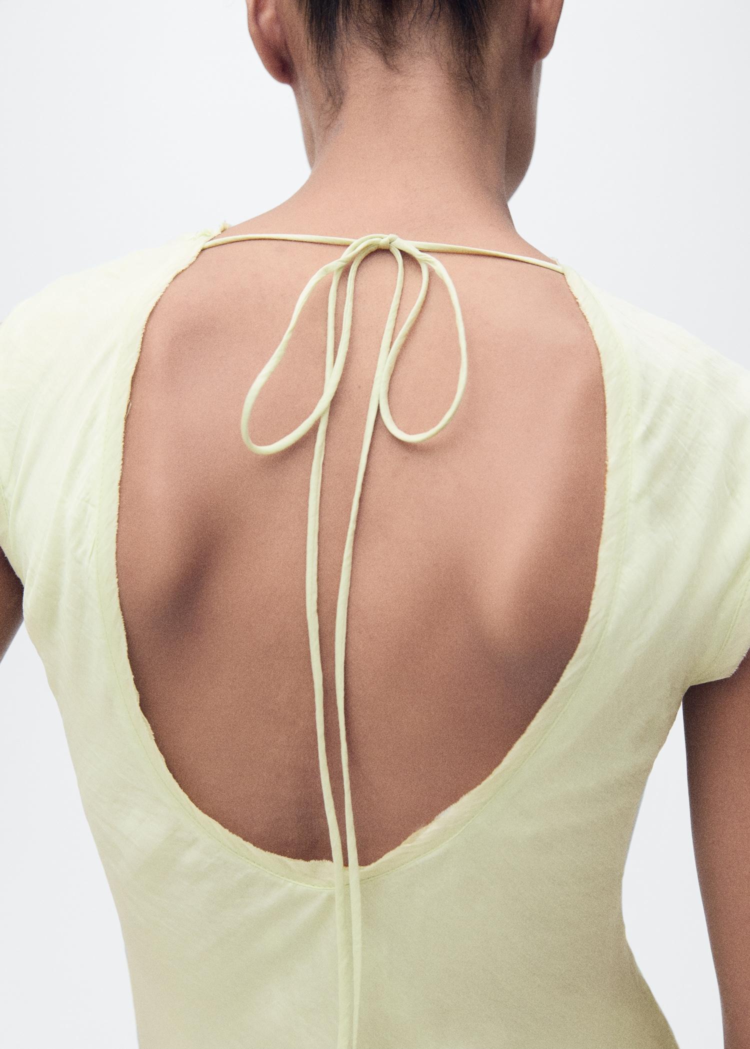 Midi-dress with wrinkled effect - Women | MANGO USA Product Image