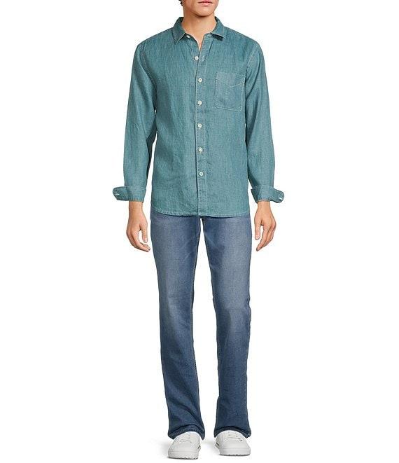 Tommy Bahama Sea Glass Breezer Long Sleeve Woven Linen Shirt Product Image