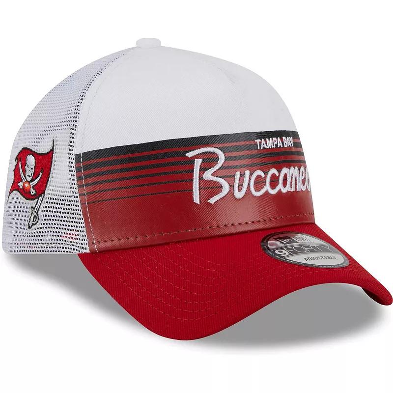 Mens New Era Scarlet Tampa Bay Buccaneers Horizon 9FORTY Snapback Hat Product Image