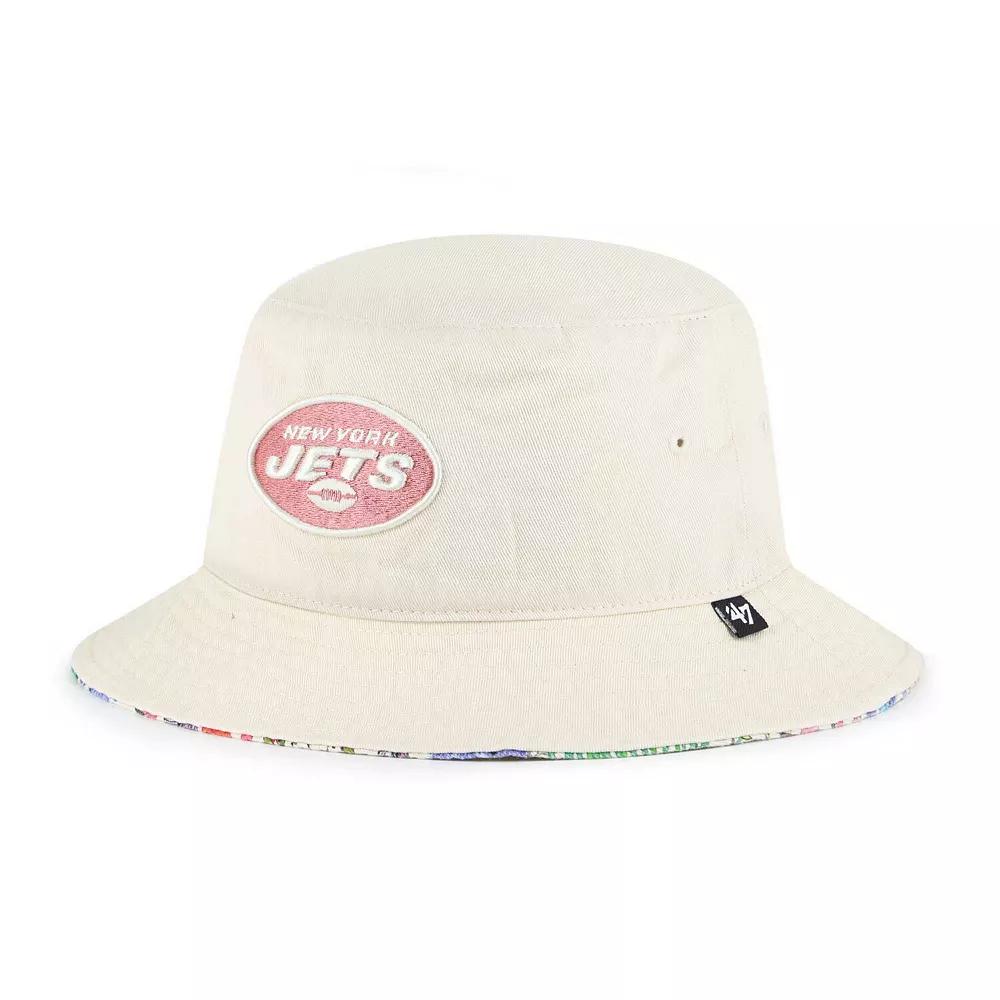 Women's '47 Natural New York Jets Pollinator Bucket Hat, Beige Product Image