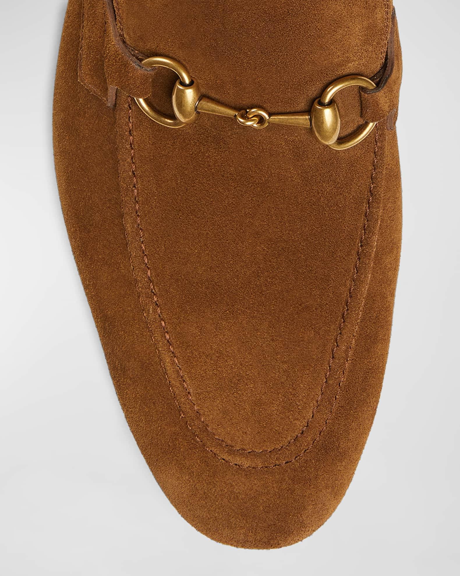Mens Suede Horsebit Loafers Product Image