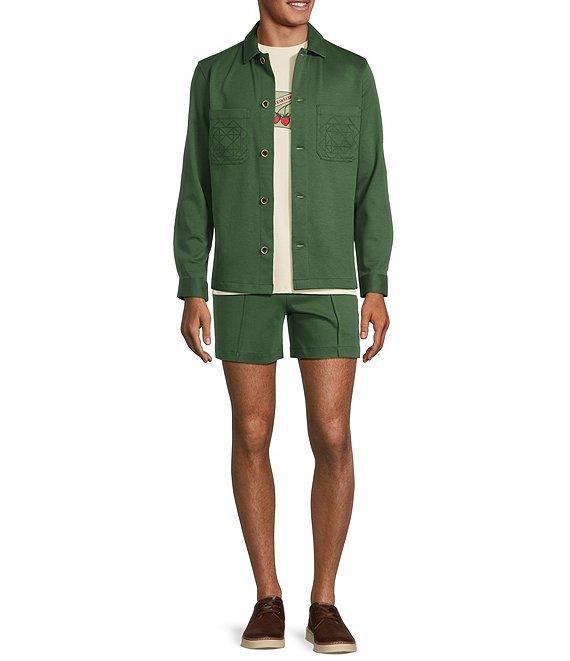 Murano From The Garden Collection Slim Fit Neoprene Shirt Jacket Product Image