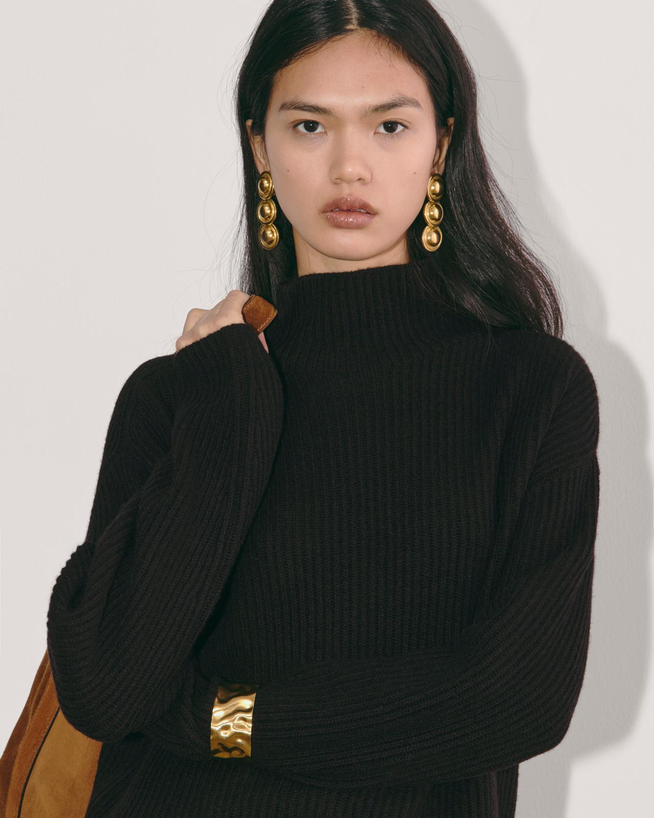 The Fisherman Turtleneck in Wool Cashmere Product Image