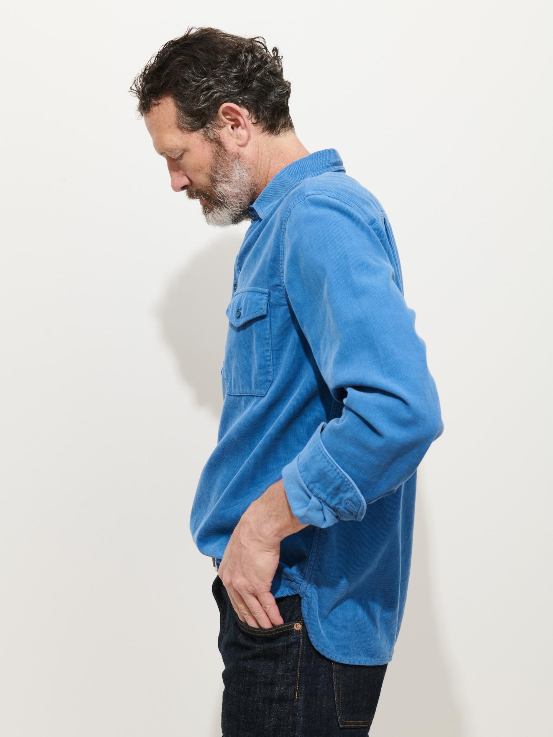 Carter Popover Shirt In Fine Wale Corduroy Product Image