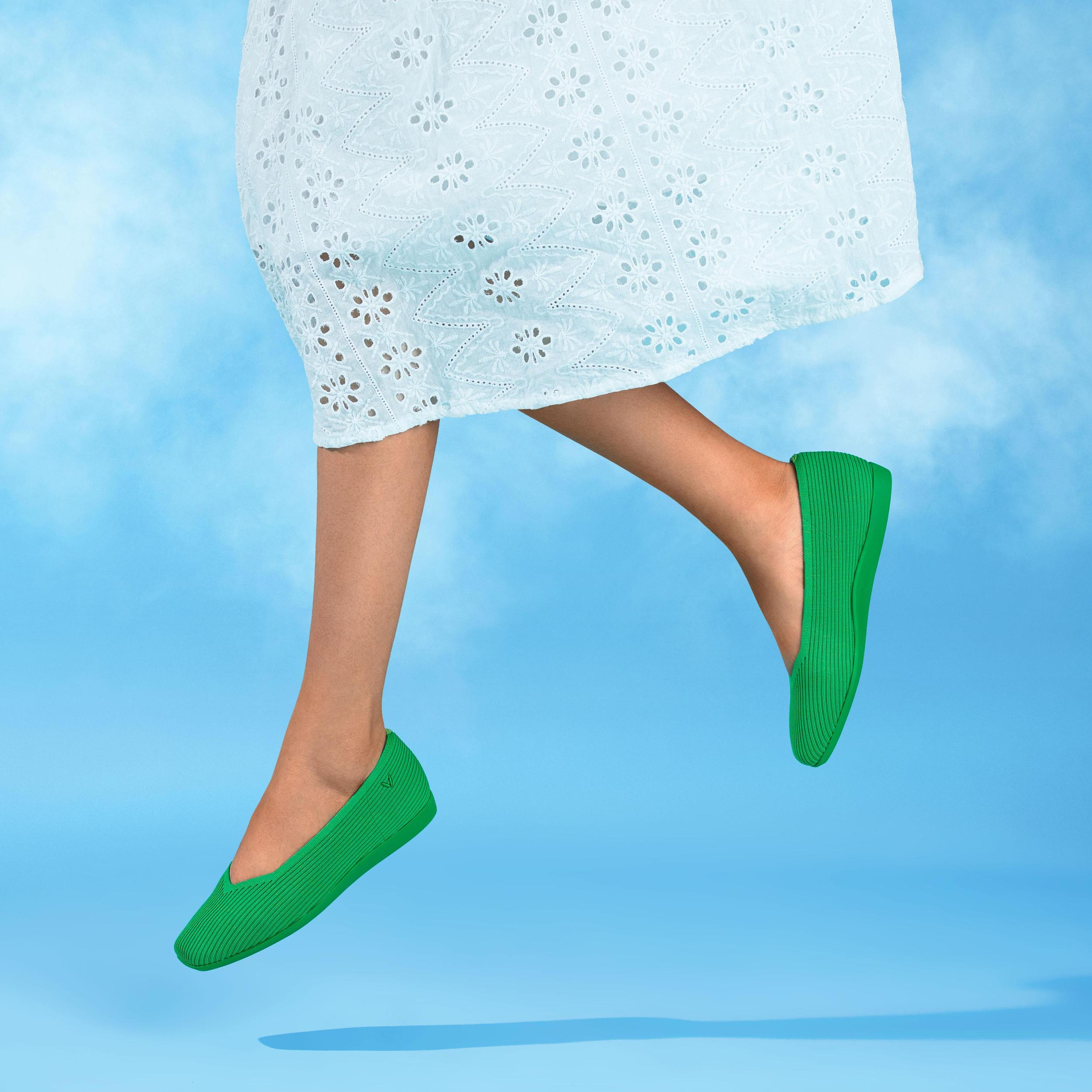 Lightweight Square-Toe V-Cut Flats (Margot Walker) Product Image