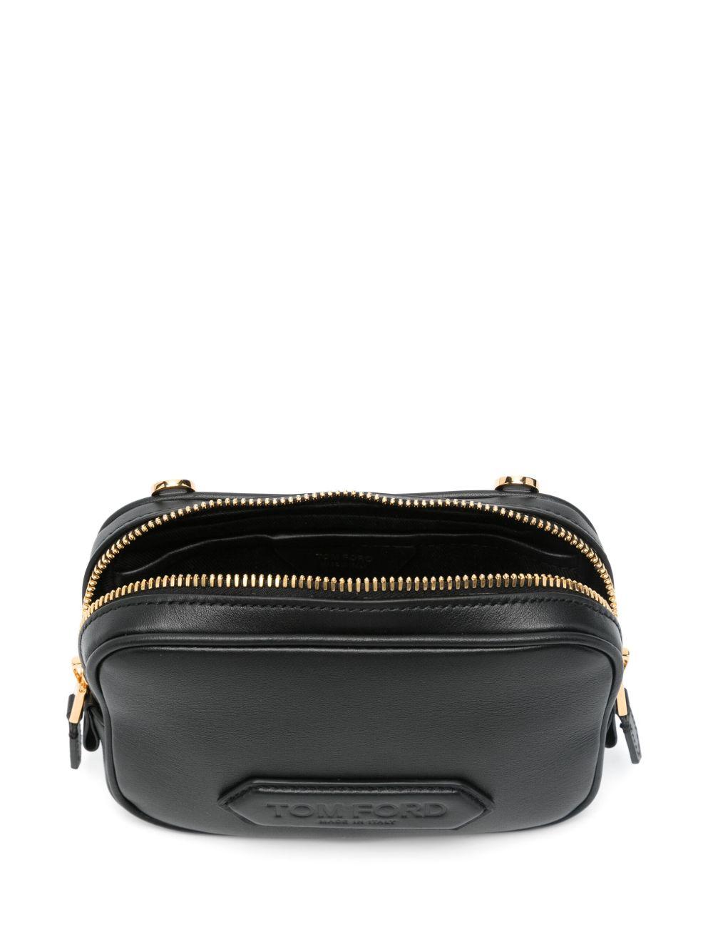 small leather messenger bag Product Image