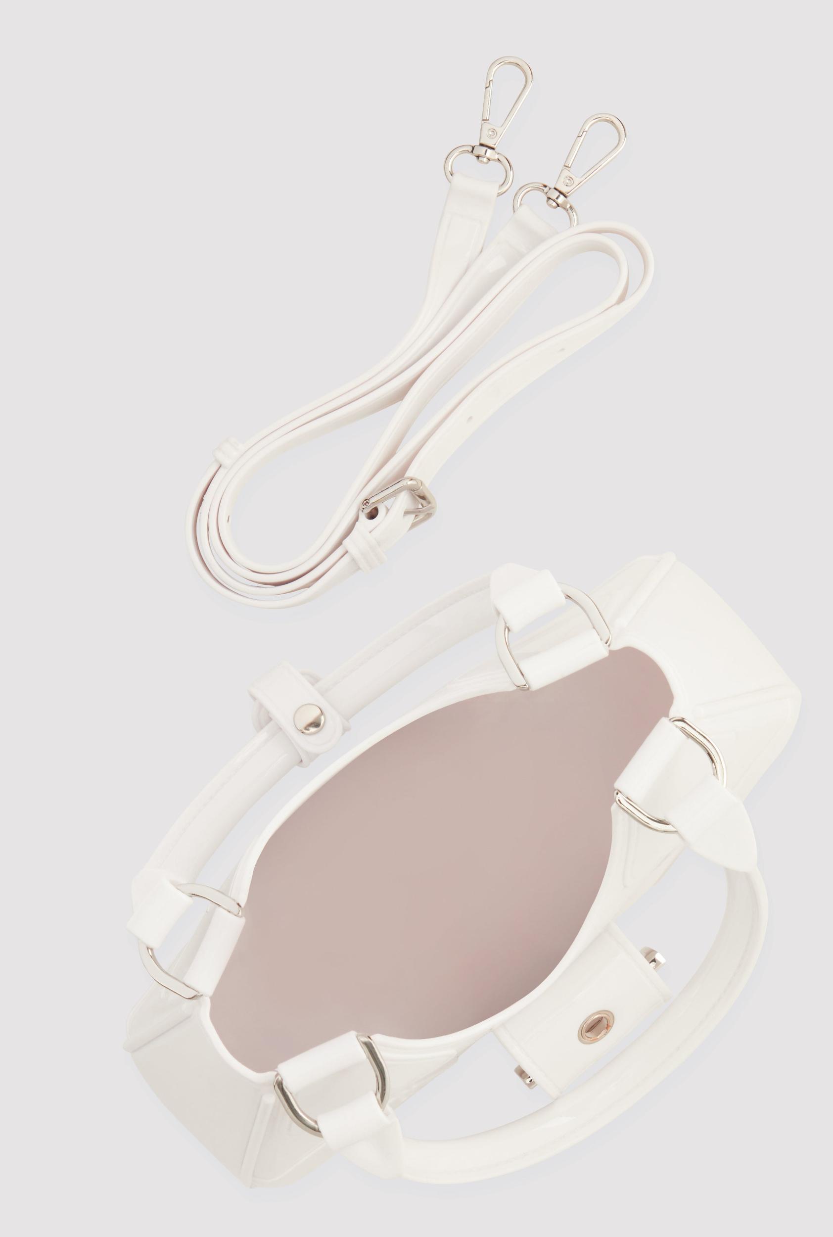 Buckle Strap Jelly Hobo Bag Unisex Product Image