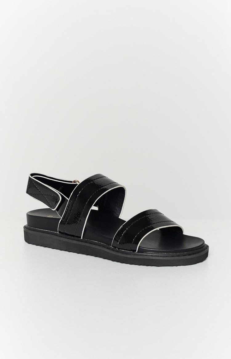 Billini Zyla Black Crinkle Sandal Product Image