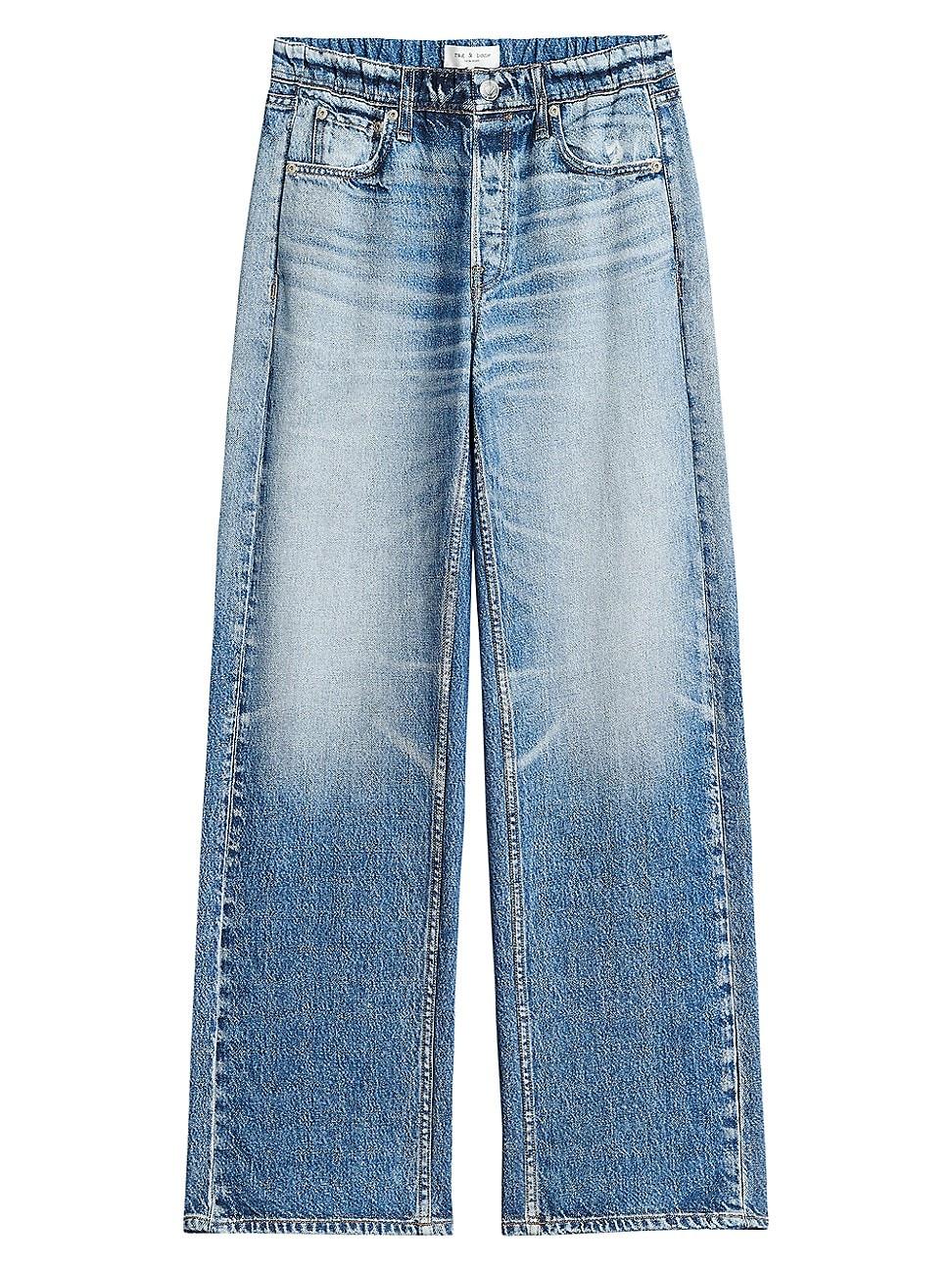 Womens Miramar Wide-Leg Jeans Product Image