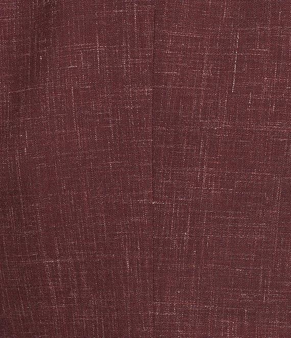 John Varvatos Slim Fit Flat Front Fancy Solid 2-Piece Suit Product Image