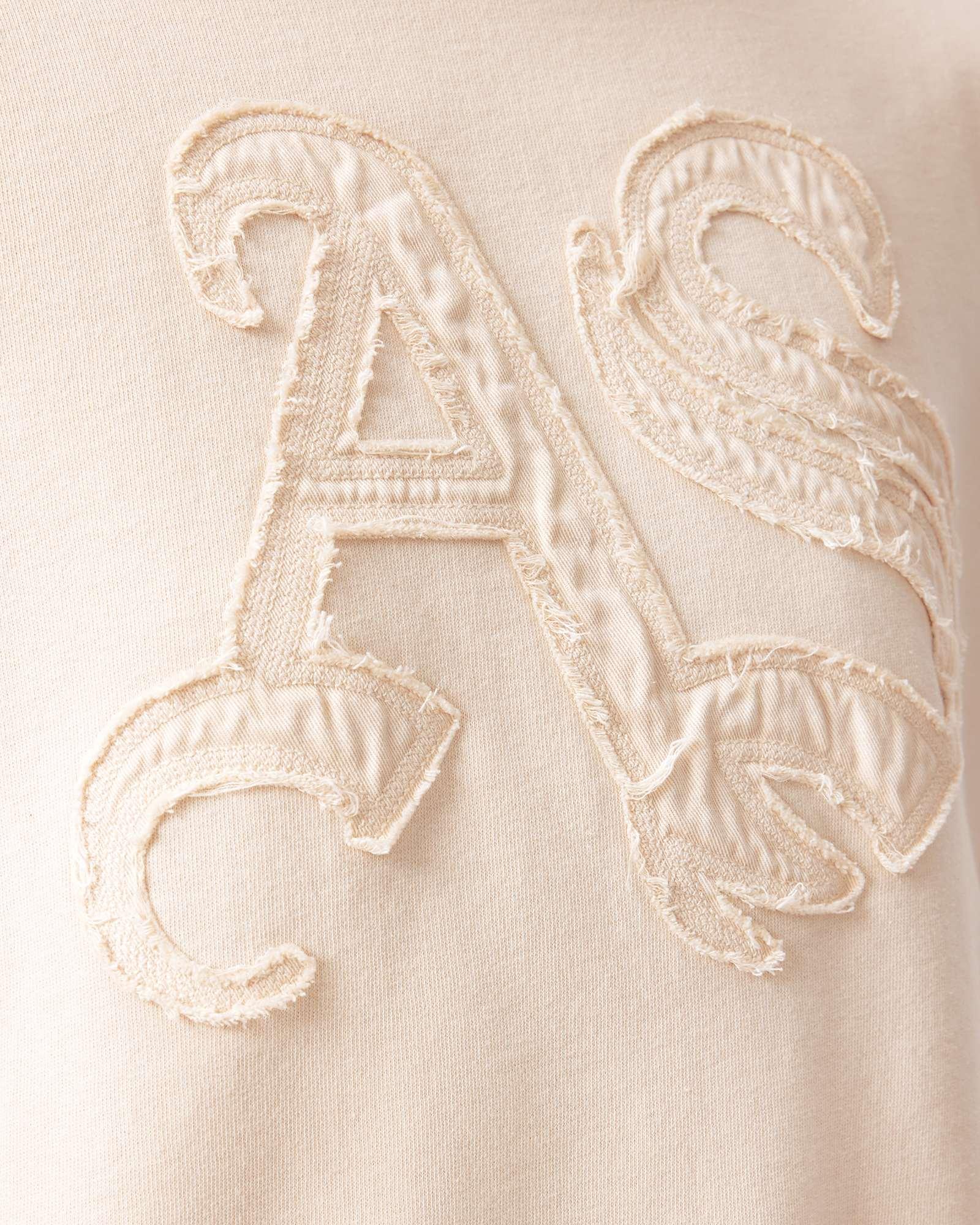 Insignia Pippa Crew Neck Sweatshirt CRYSTAL PINK | ALLSAINTS US Product Image