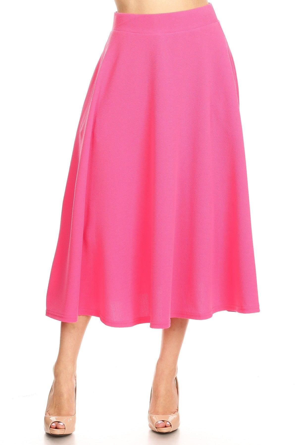 Tasmin Flare Midi Skirts Product Image