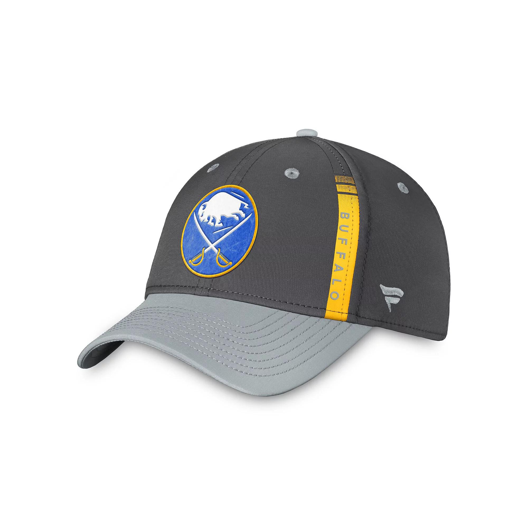 Men's Fanatics Charcoal Buffalo Sabres Authentic Pro Training Camp Flex Hat,  Product Image