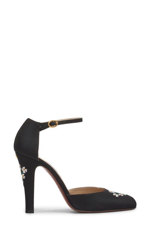 VALENTINO GARAVANI Black Fabric Hi Dolly Pumps Product Image