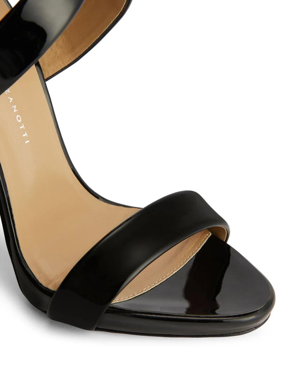 Bellis 120mm leather sandals Product Image