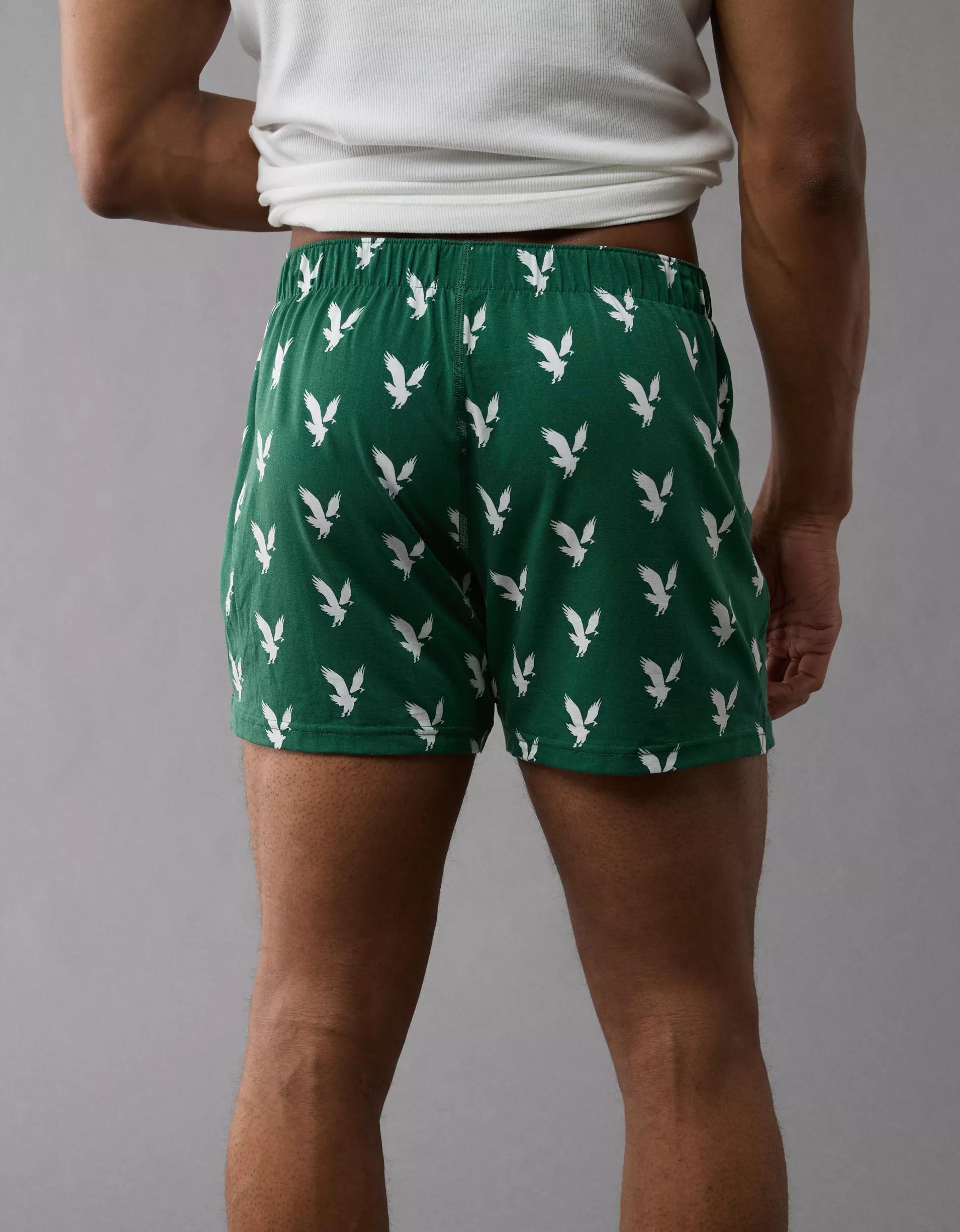 AEO Men's Eagles Slim Knit Ultra Soft Boxer Short Product Image