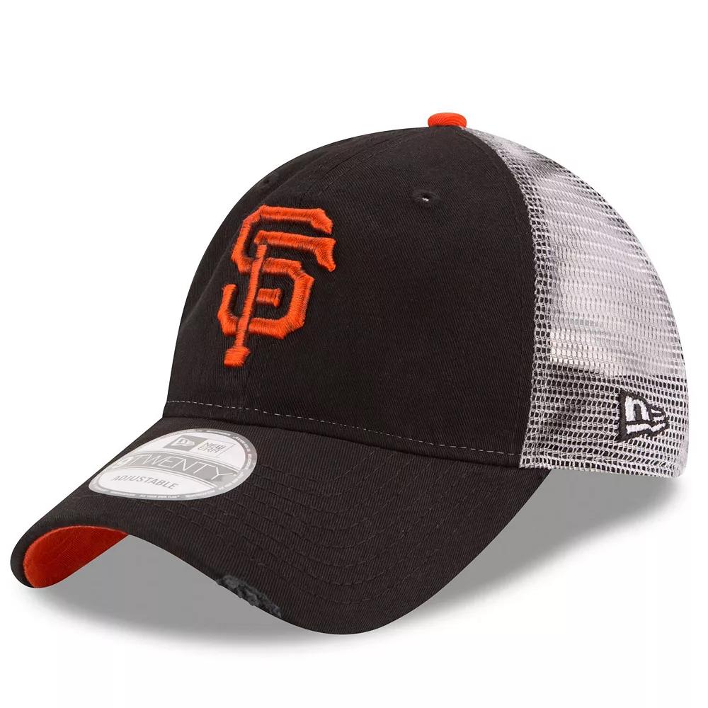 Men's New Era Black San Francisco Giants Team Rustic 9TWENTY Adjustable Hat Product Image