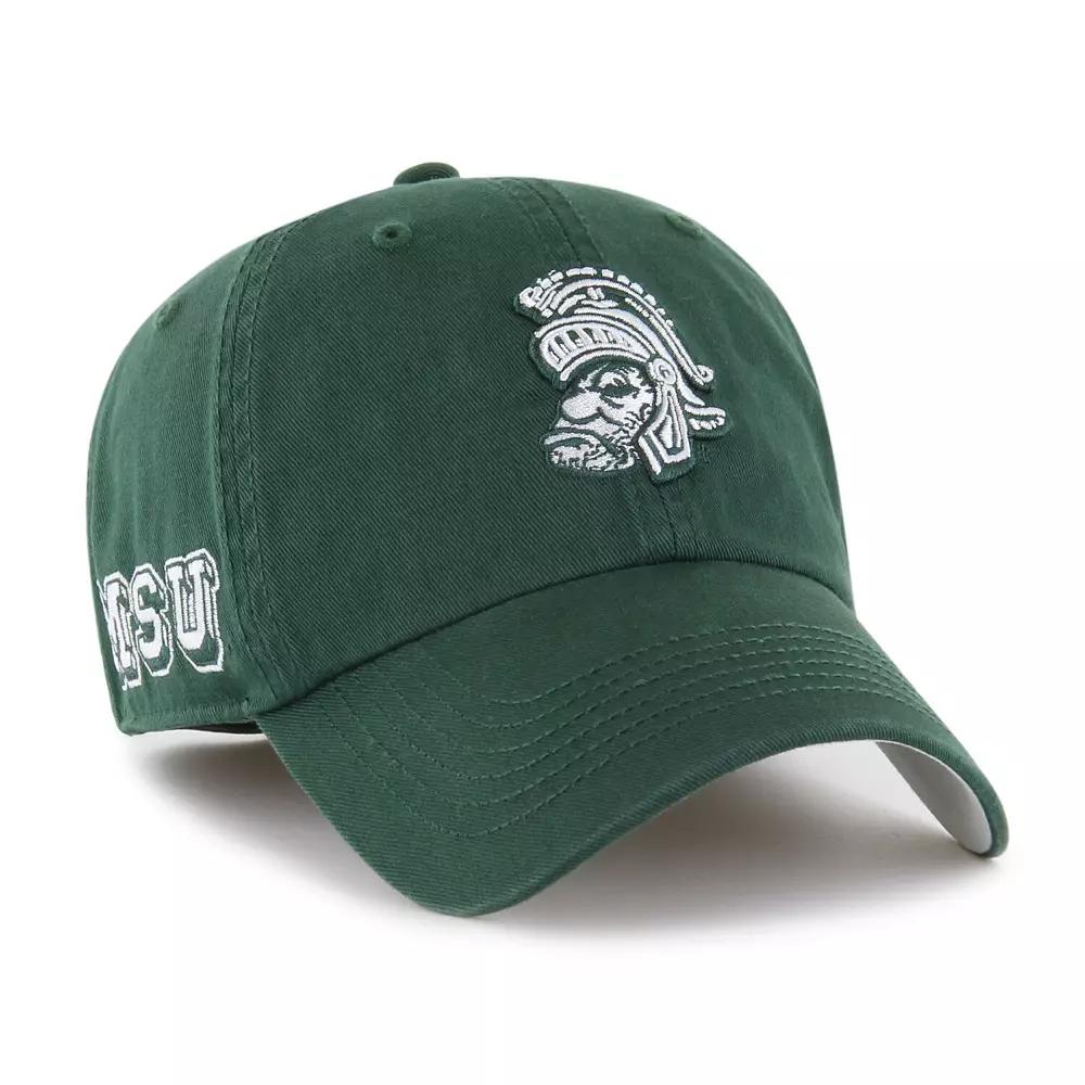 Men's '47 Green Michigan State Spartans Vintage Sure Shot Franchise Fitted Hat, Size: Large Product Image