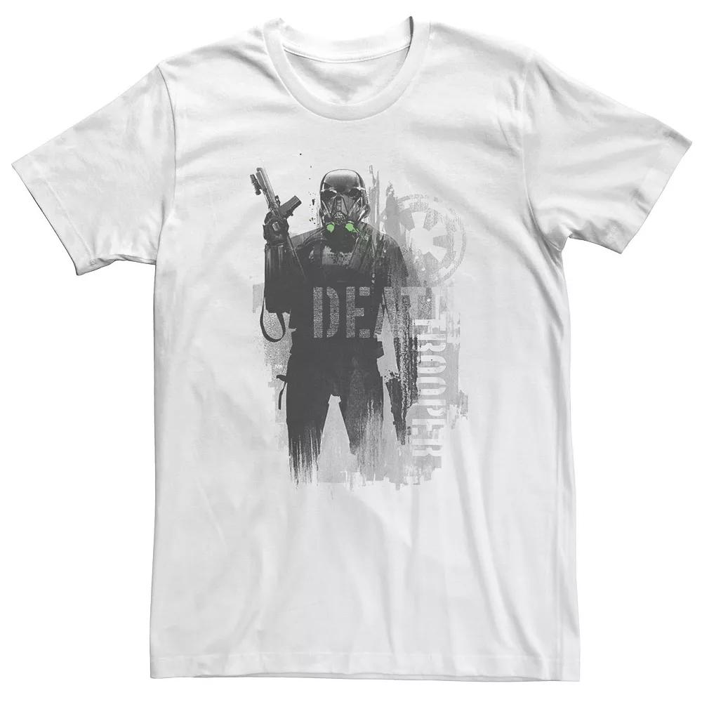 Big & Tall Star Wars Rogue One Death Trooper Grunge Tee, Men's,  Product Image