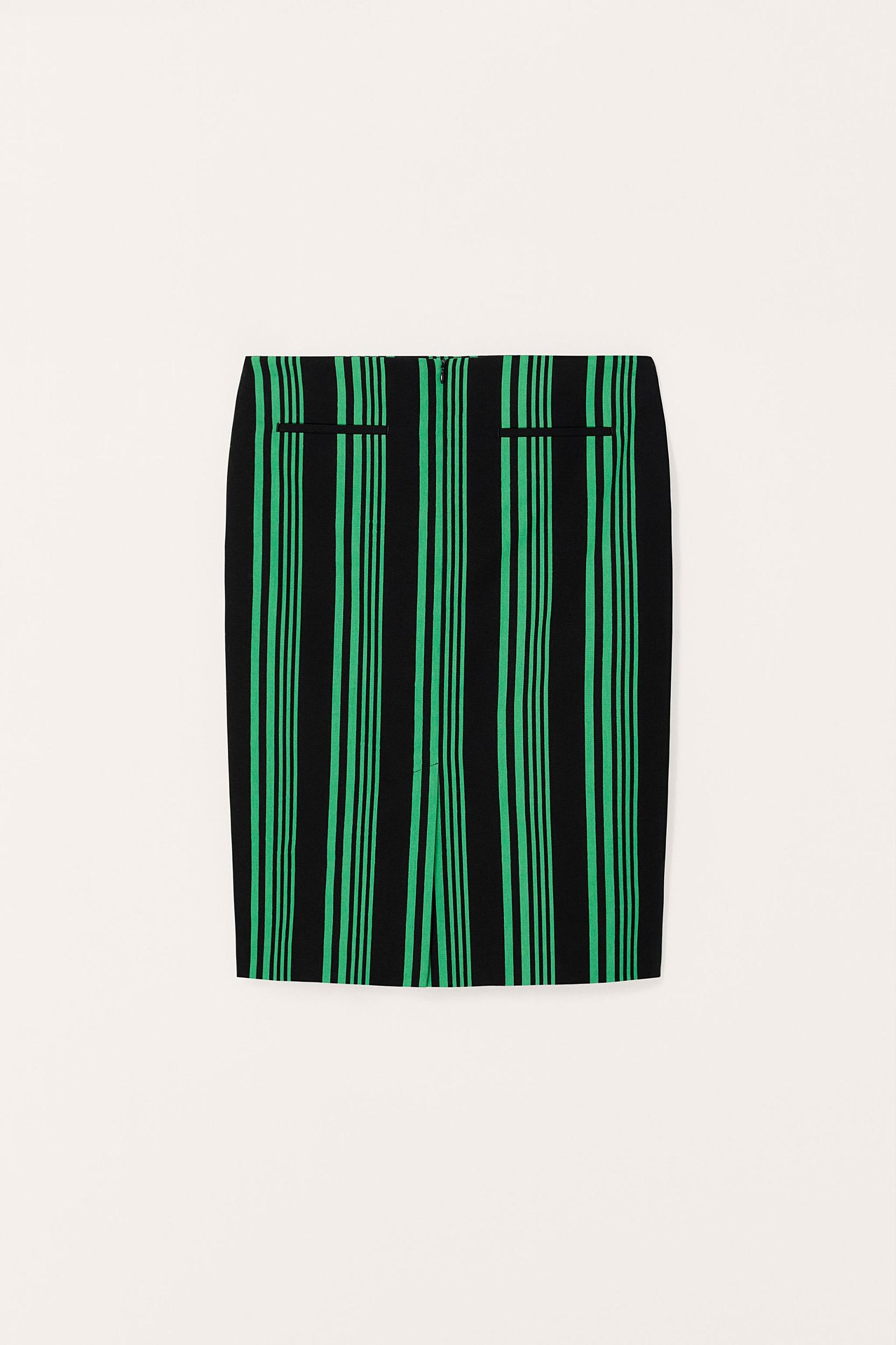 STRIPED STRAIGHT SKIRT LIMITED EDITION Product Image