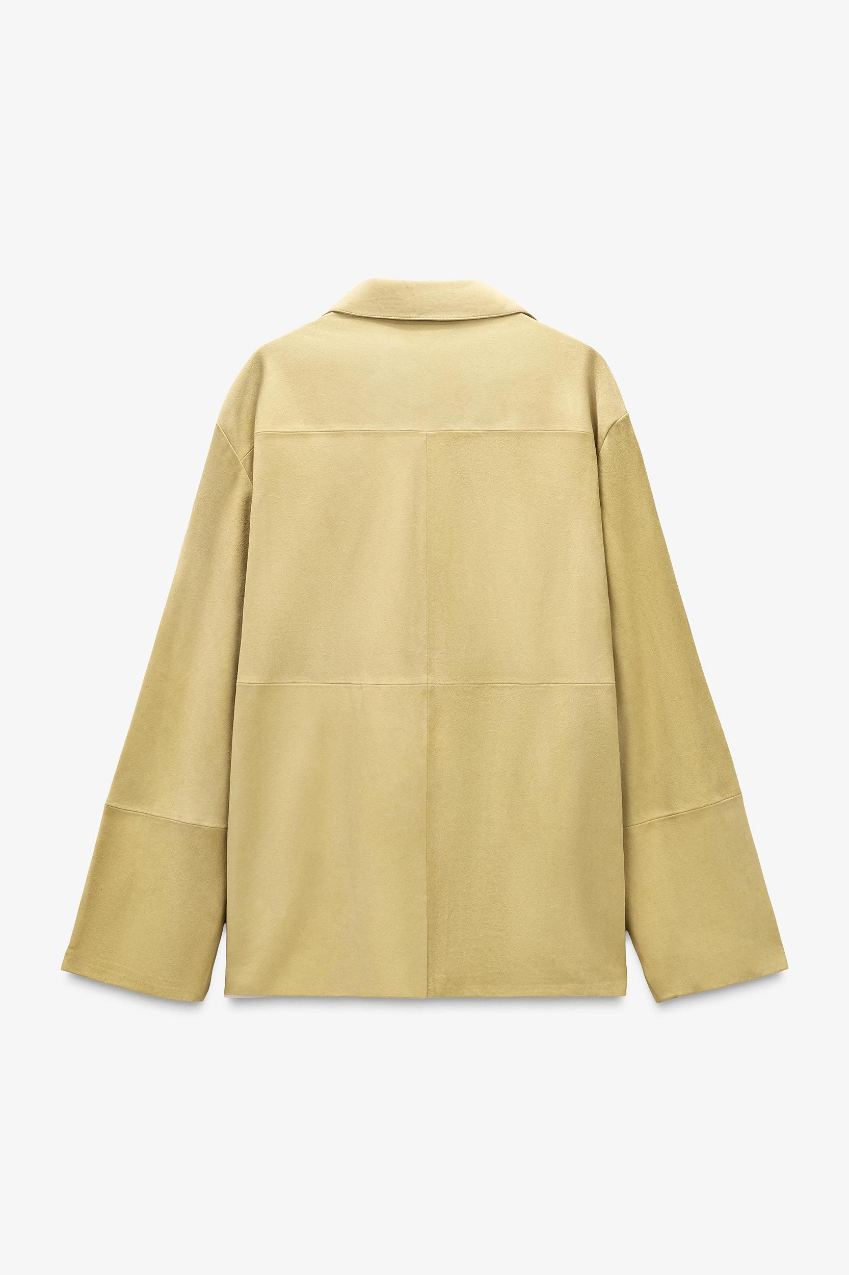 LIMITED EDITION SUEDE LEATHER POCKET SHIRT Product Image