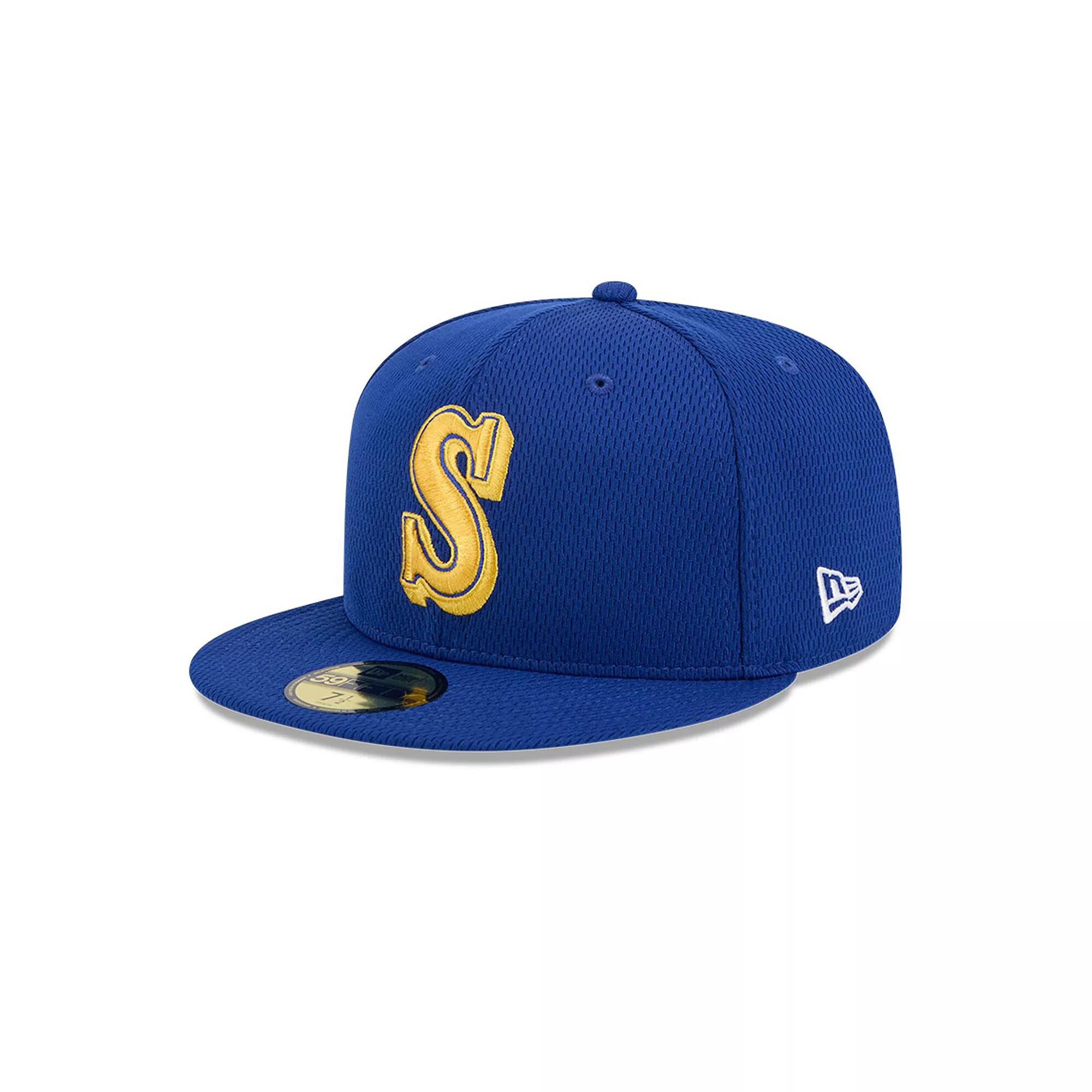 Men's New Era Royal Seattle Mariners 2025 MLB Clubhouse 59FIFTY Fitted Hat, Size: 7 1/8, Blue Product Image