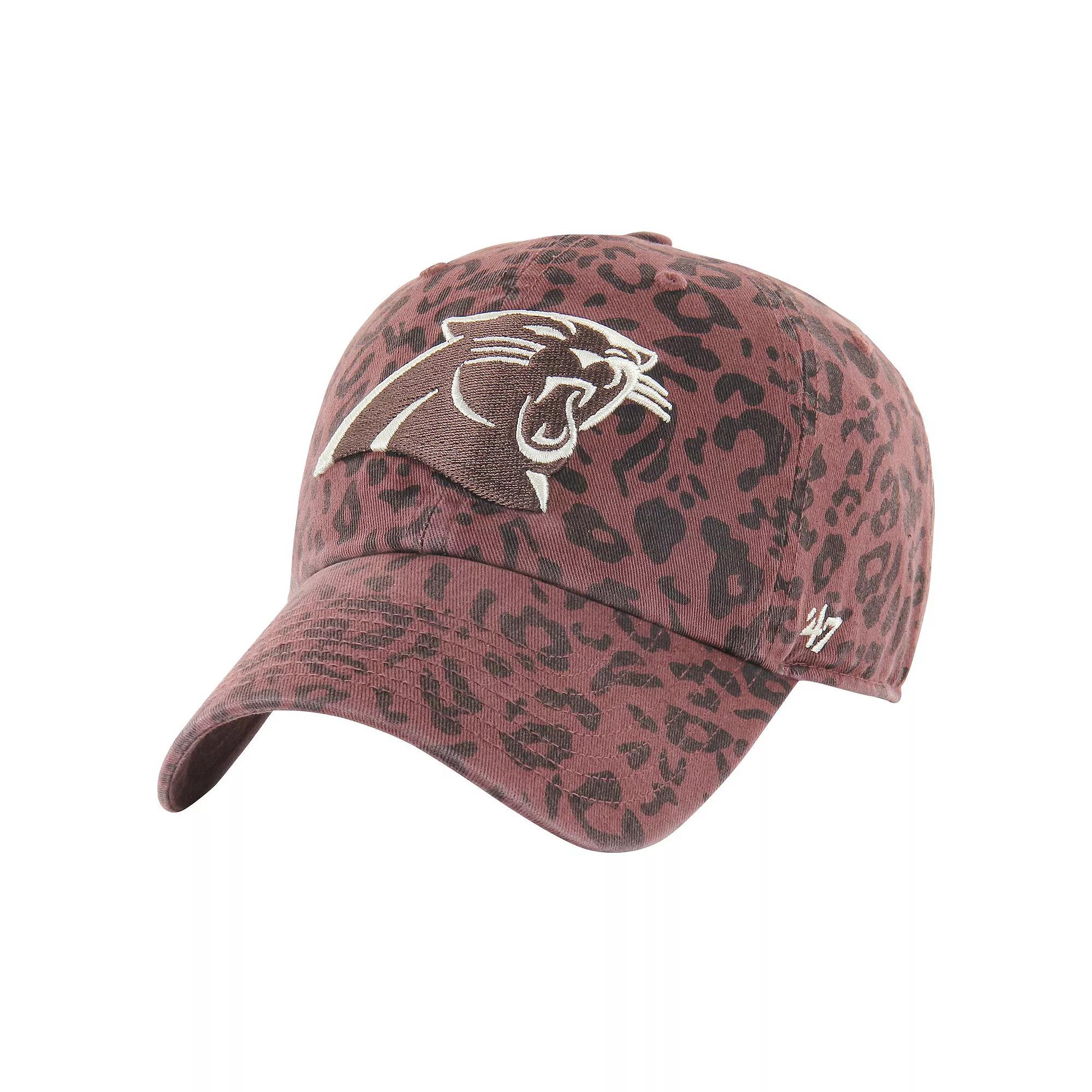 Women's '47  Brown Carolina Panthers Tawny Clean Up Adjustable Hat Product Image