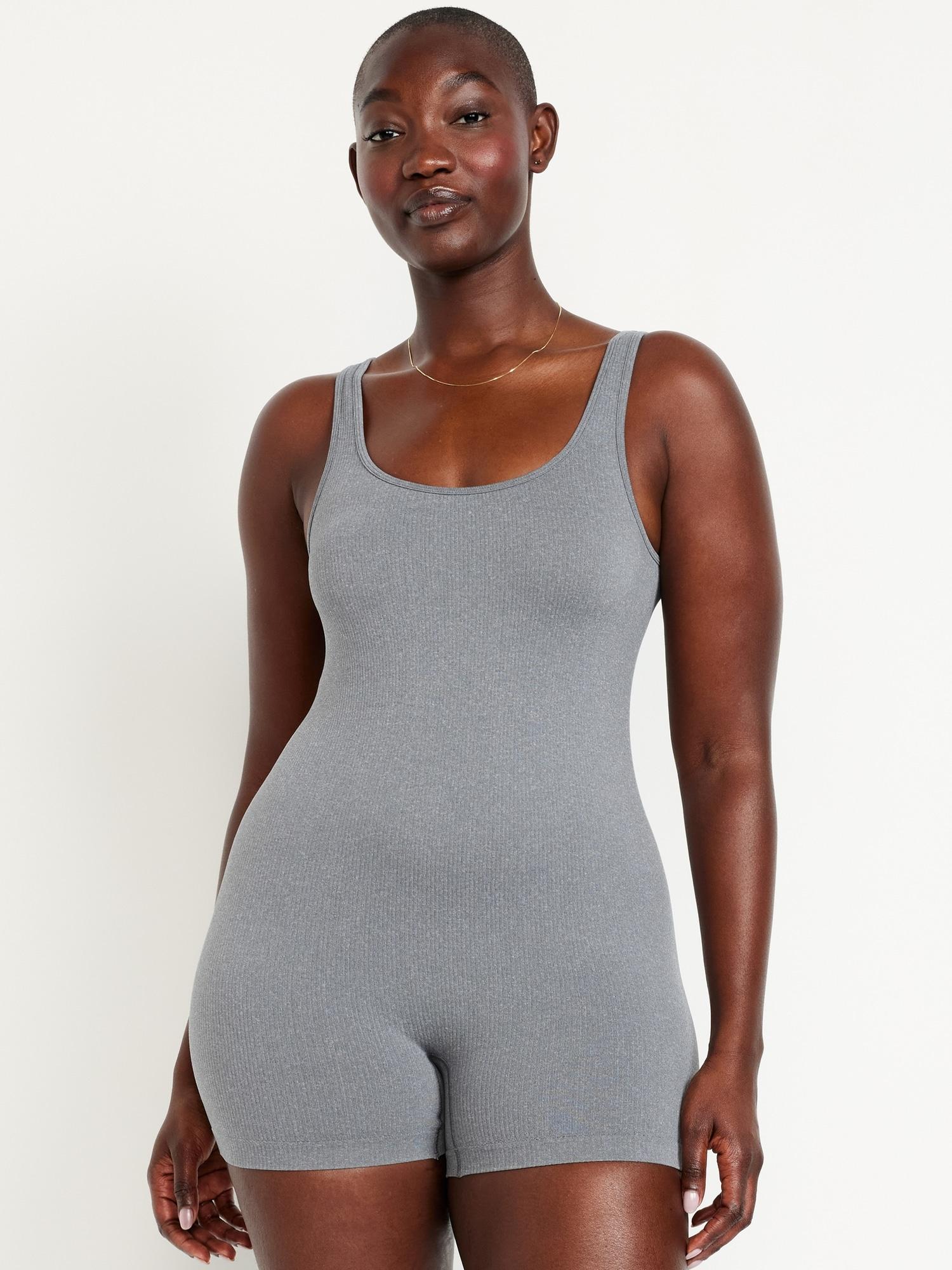 Seamless Ribbed Short Bodysuit Product Image