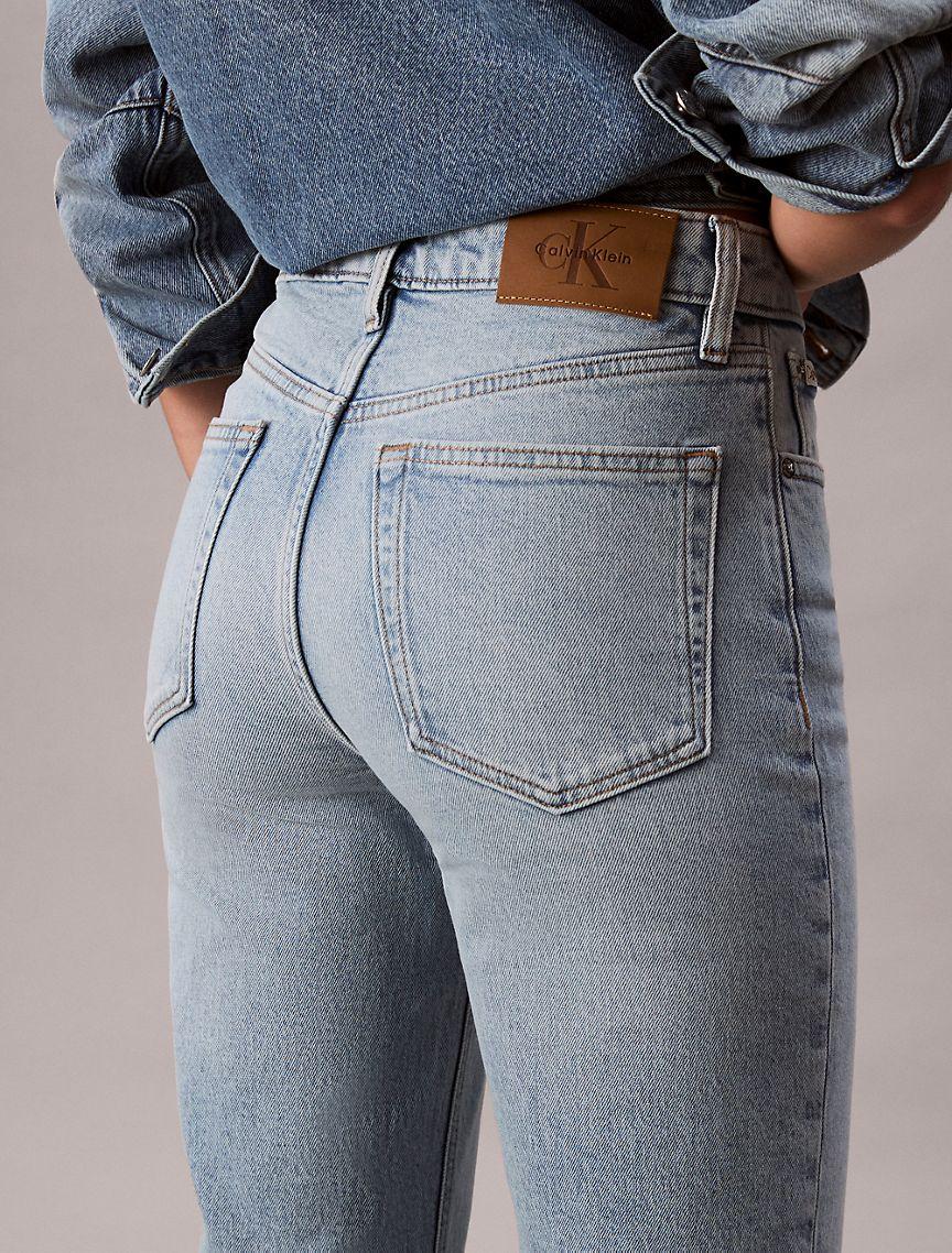 High Rise Straight Jeans Product Image