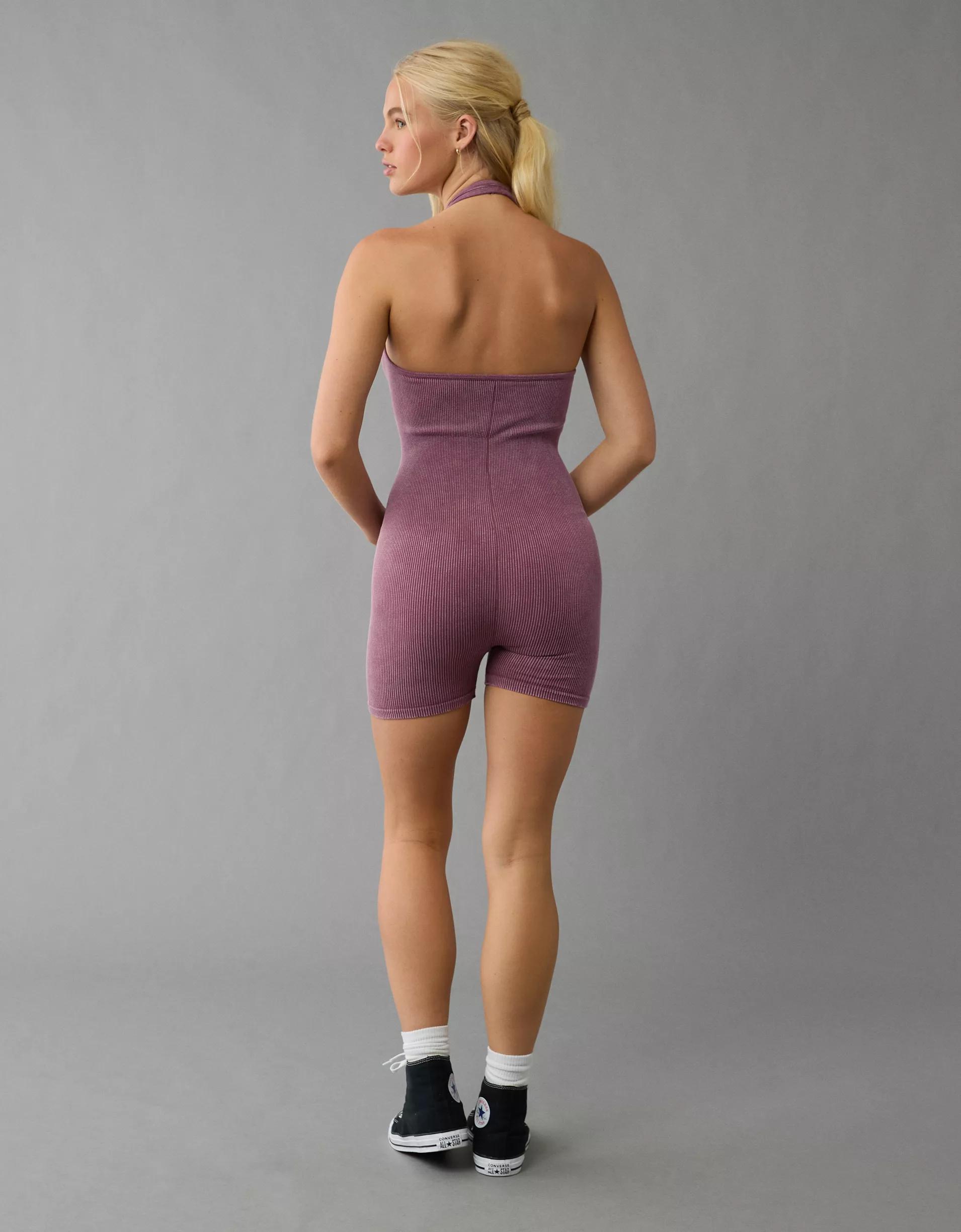 AE Saltwash Halter Romper Product Image