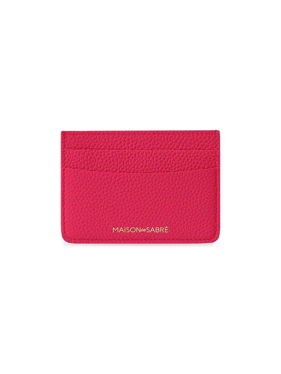 Womens Leather Card Holder Product Image