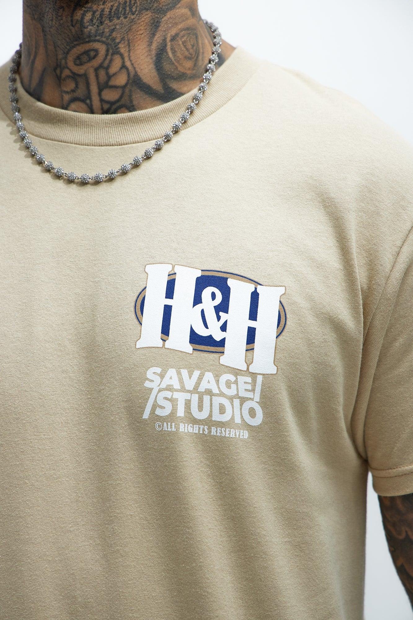 Heaven & Hell Short Sleeve Tee - Sand Product Image