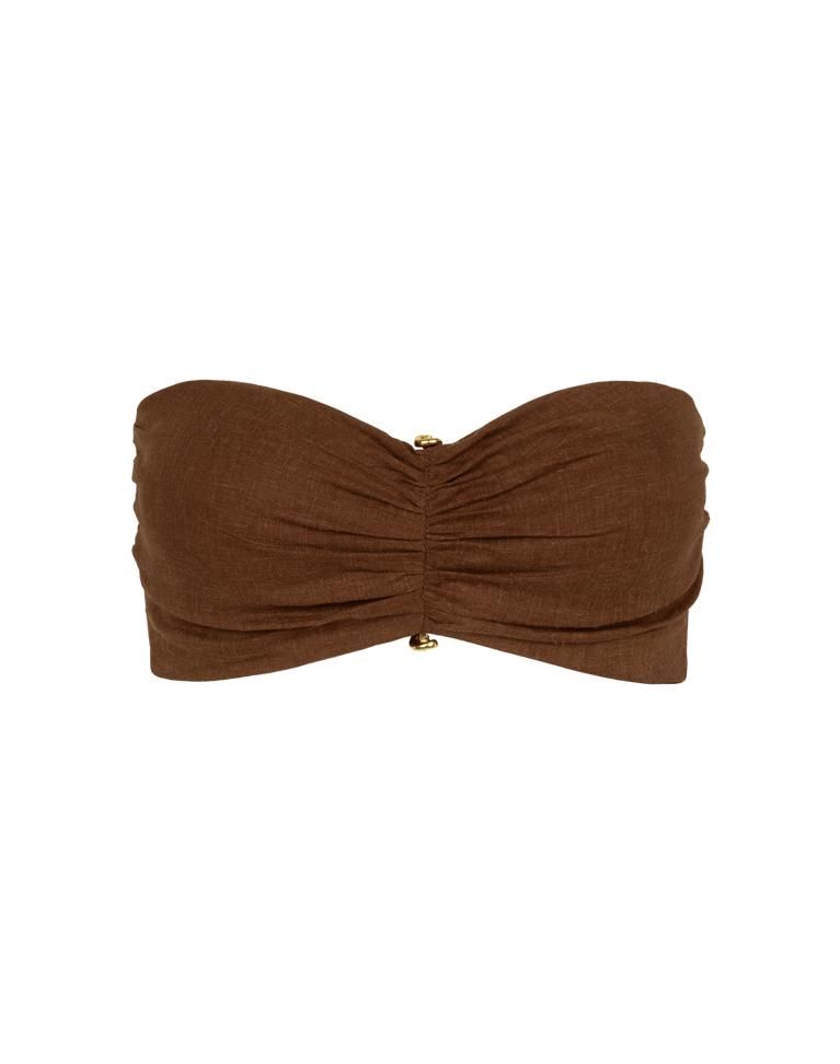 Sirene Micro Tube Top - Brown Product Image