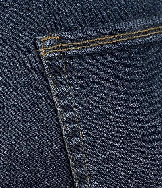 Good American Good Leg High Rise Straight Stretch Denim Jeans Product Image