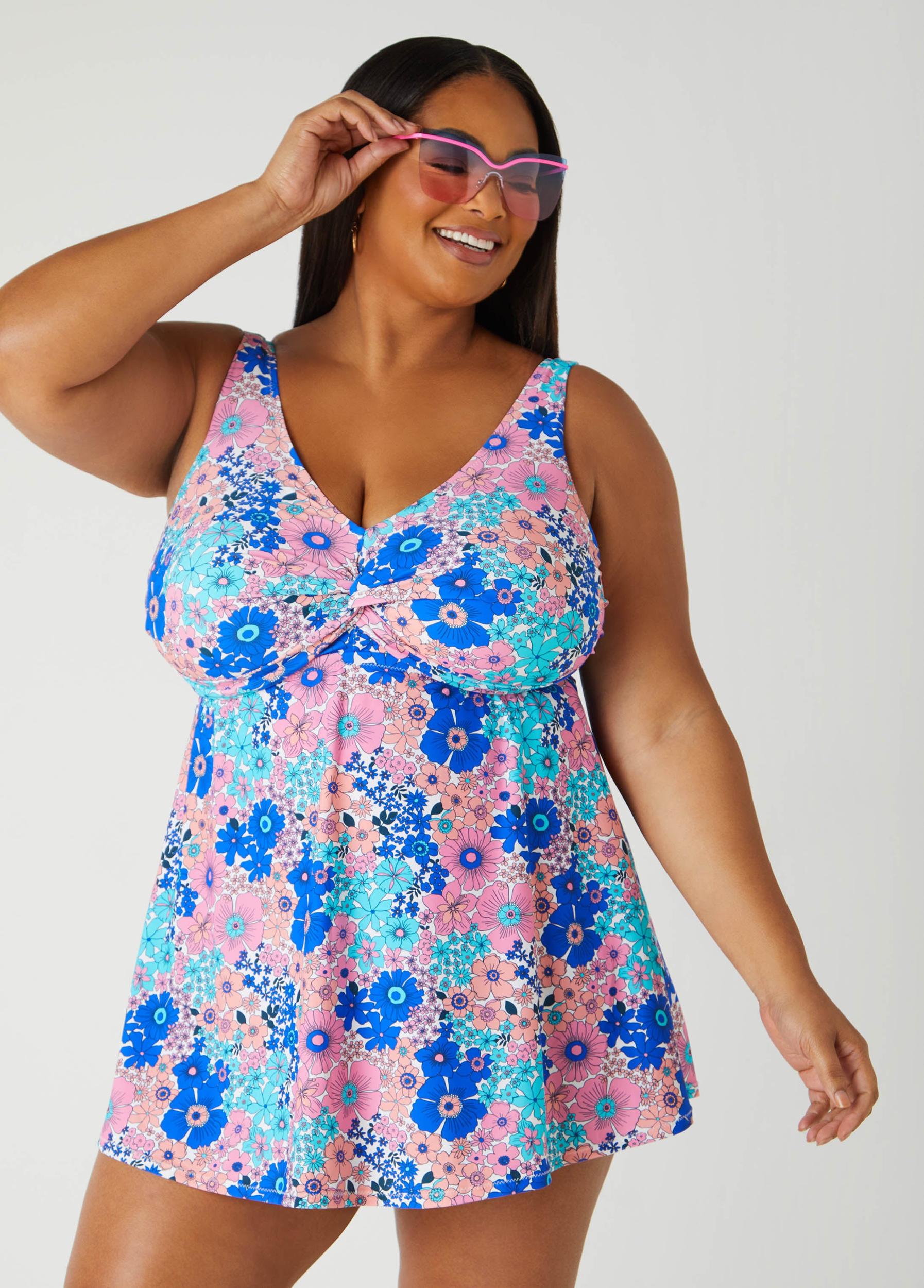 Raisins Curve Lucia Floral Swimdress Product Image