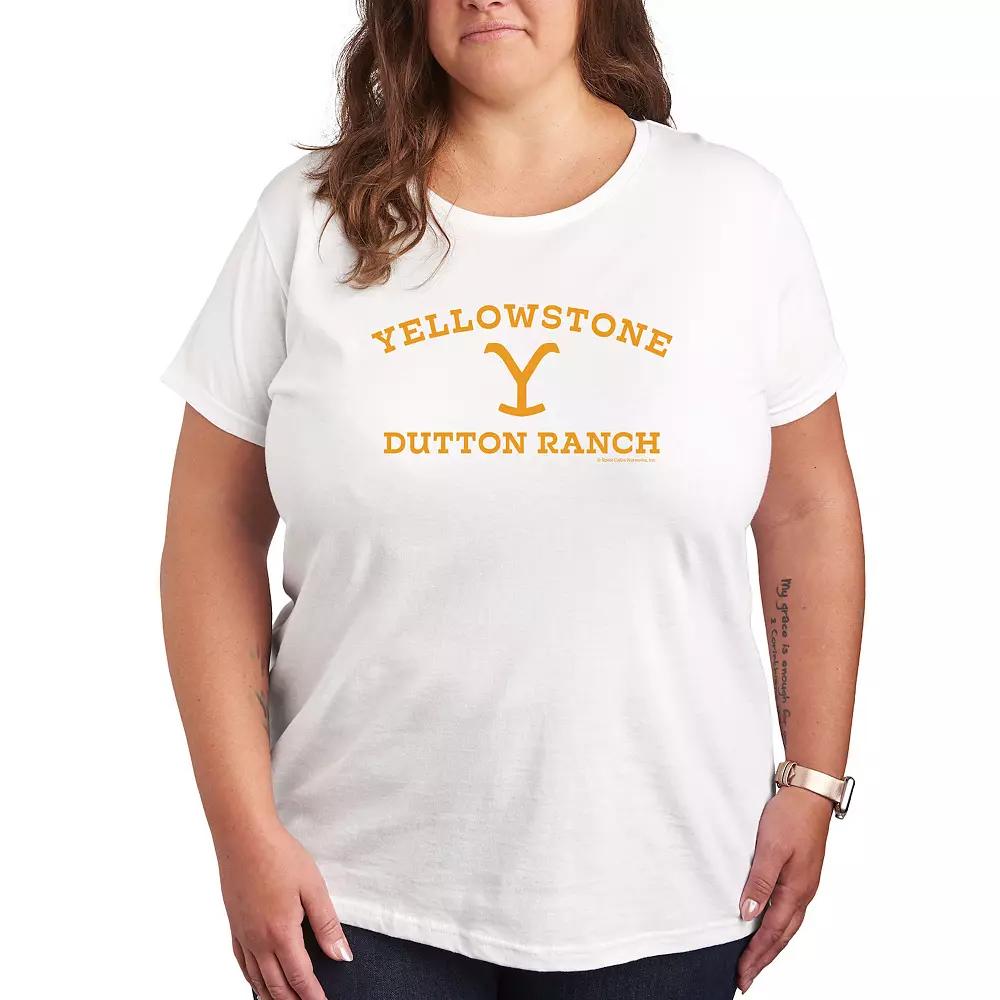 Plus Yellowstone Y Dutton Ranch Logo Graphic Tee, Women's,  Product Image