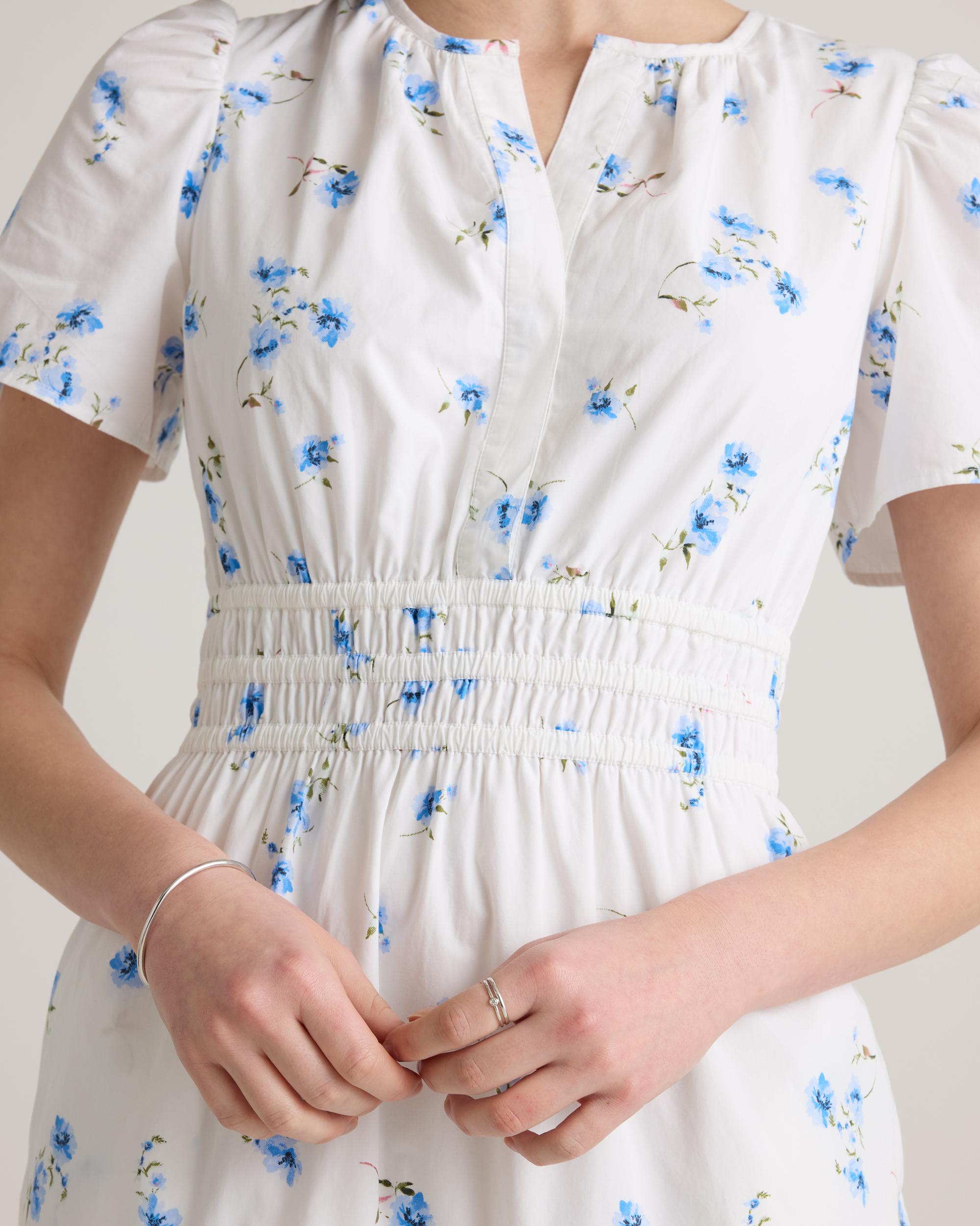 Quince | Women's Poplin Tiered Maxi Dress Size XL, Cotton Product Image