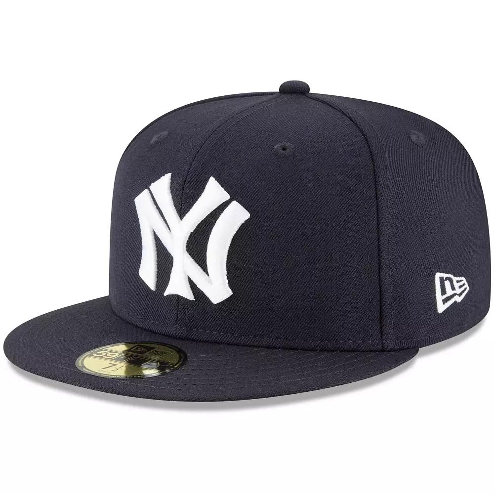 Men's New Era Navy New York Yankees Cooperstown Collection Wool 59FIFTY Fitted Hat,  Product Image