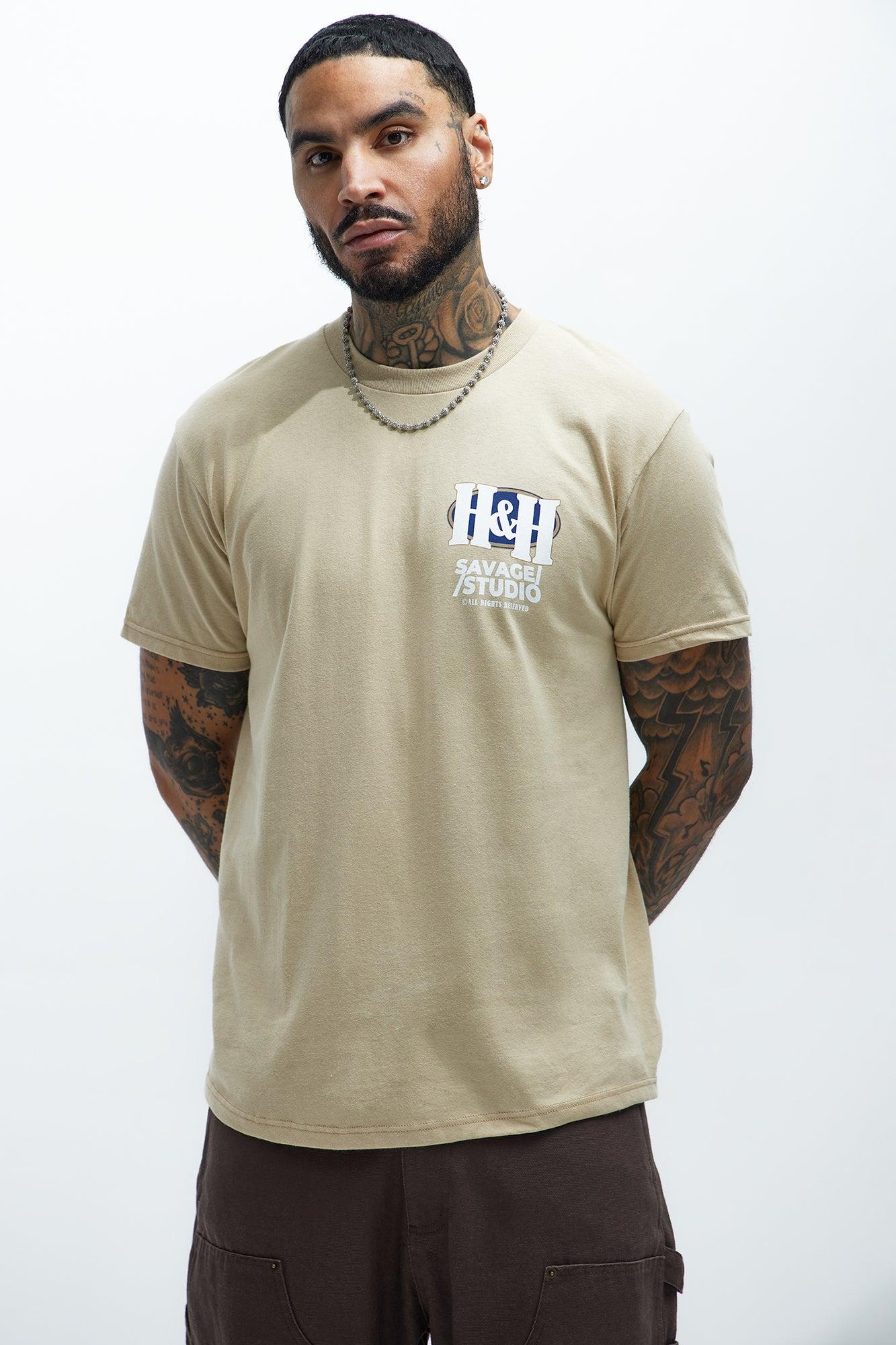 Heaven & Hell Short Sleeve Tee - Sand Product Image